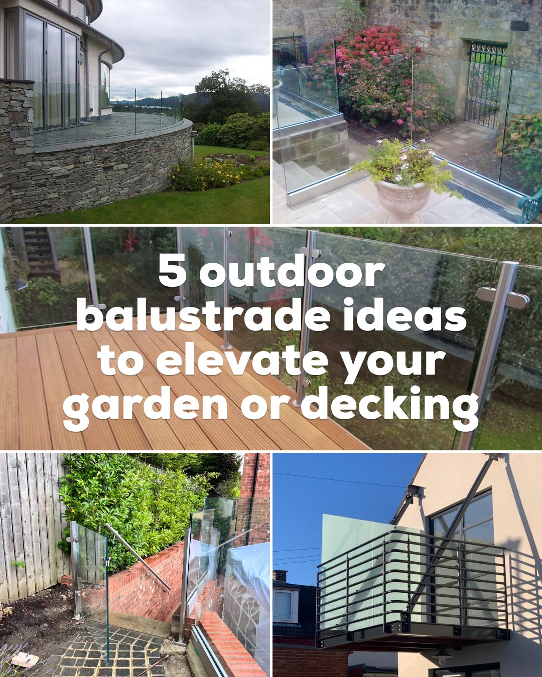 Need some garden makeover inspiration? Here are 5 outdoor balustrade ideas ☝️
Read the full blog for more inspo - link in bio.
#gardendesignideas #gardeninspiration🍃💚 #glasssupplier