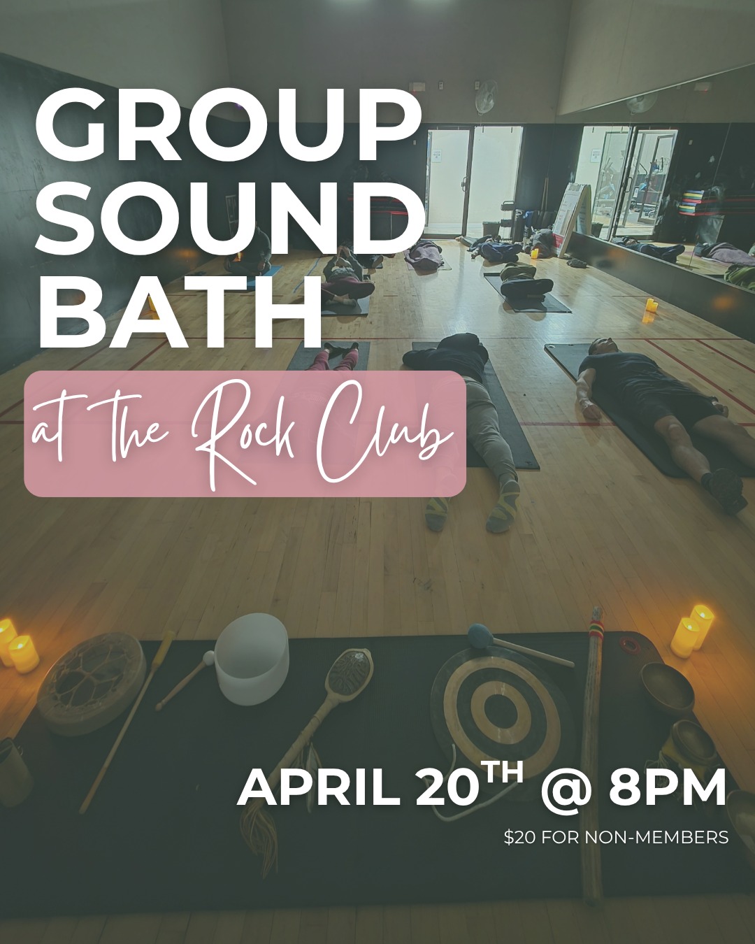 There’s something powerful about giving yourself permission to pause. ✨
Sound healing works on a deeper level—using frequency and vibration to calm the nervous system, quiet the mind, and gently bring the body back into balance. It’s a space to rest, reset, and reconnect.
Join me for a Group Sound Bath at @therockclub on April 20th at 8pm. Come as you are, get comfortable, and allow yourself to fully receive. 🎶
#SoundHealing #SoundBath #EnergyHealing #DeepRest #HolisticWellness #MindBodySoul #NervousSystemHealing #SelfCare #WellnessCommunity