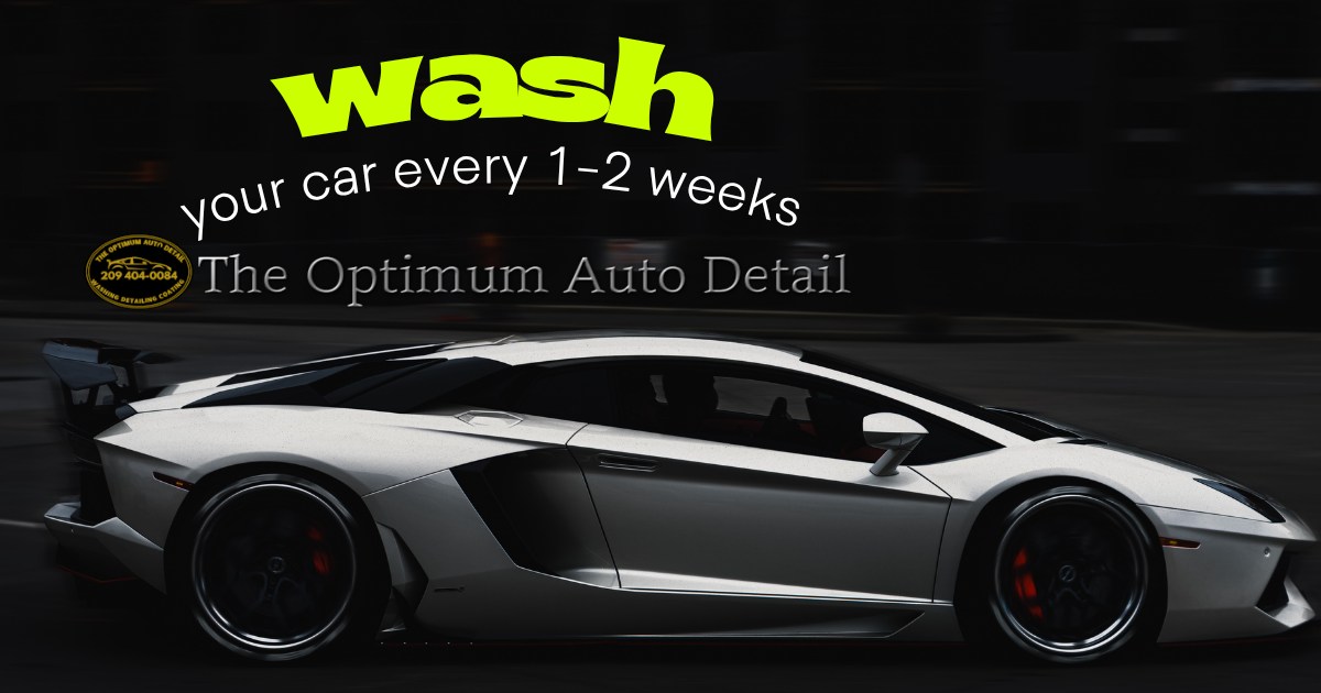 Wash your car every 1–2 weeks to prevent grime from building up.
For Professional detail service, call Martín at 209 404-0084
@@theoptimumautodetail