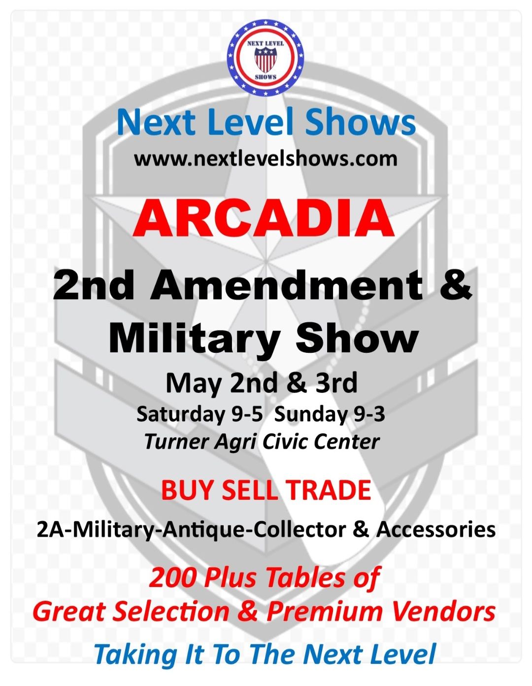ARCADIA SHOW
One of the best shows in Central Florida
MAY 2nd & 3rd Turner Agri Civic Center
Over 200 tables of GREAT SELECTION
@everyone
@followers