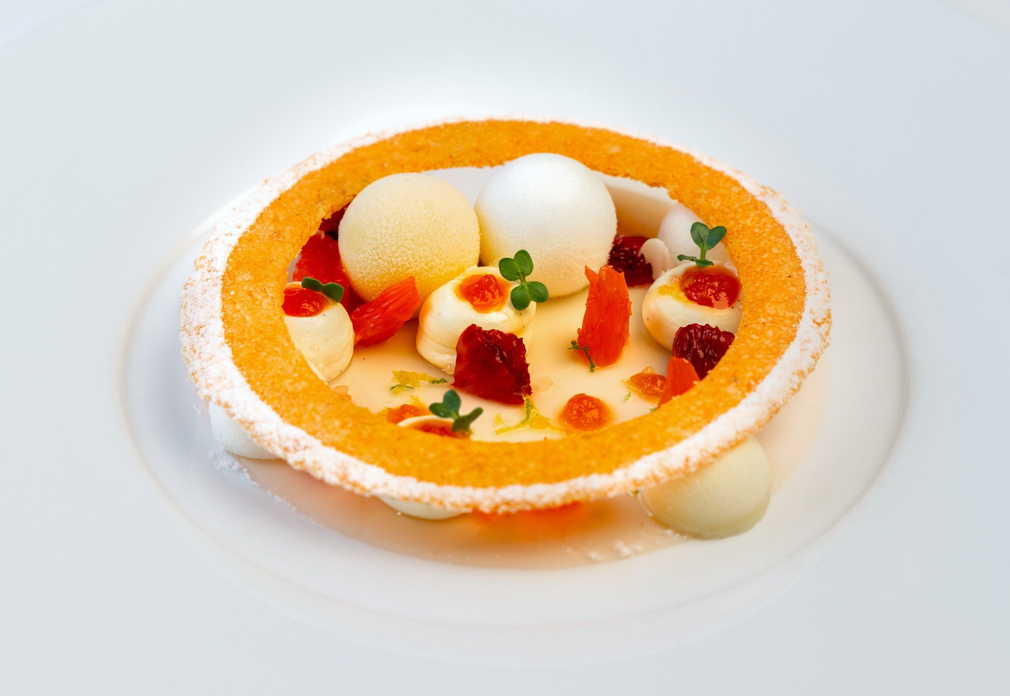 Our take on the citrus tart, lifted by orange and lemon sorbet, with a quiet bitterness of mascarpone
The final course of our five-course experience with @DubaiEats, available at AED 590 until 19th April
@DubaiEats #AFineWayToDine