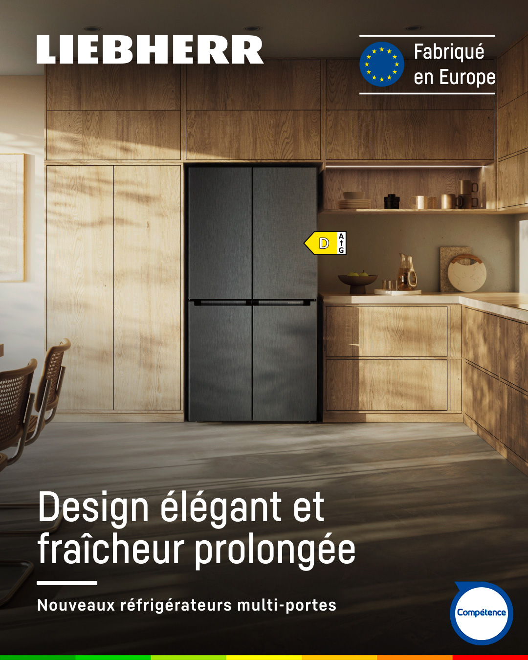 Nouvelle gamme de réfrigérateurs Liebherr à découvrir chez Compétence
�Liebherr présente une nouvelle gamme de réfrigérateurs où le design raffiné rencontre la performance de conservation. Avec leurs lignes élégantes et leurs technologies de refroidissement avancées, ces appareils garantissent une fraîcheur prolongée tout en sublimant la cuisine. Une alliance parfaite entre esthétique, innovation et confort au quotidien.
�
��#Liebherr #DesignÉlégant #FraîcheurProlongée #InnovationCuisine #NouvelleGamme #RéfrigérateurPremium #Compétence #MagasinsCompétence