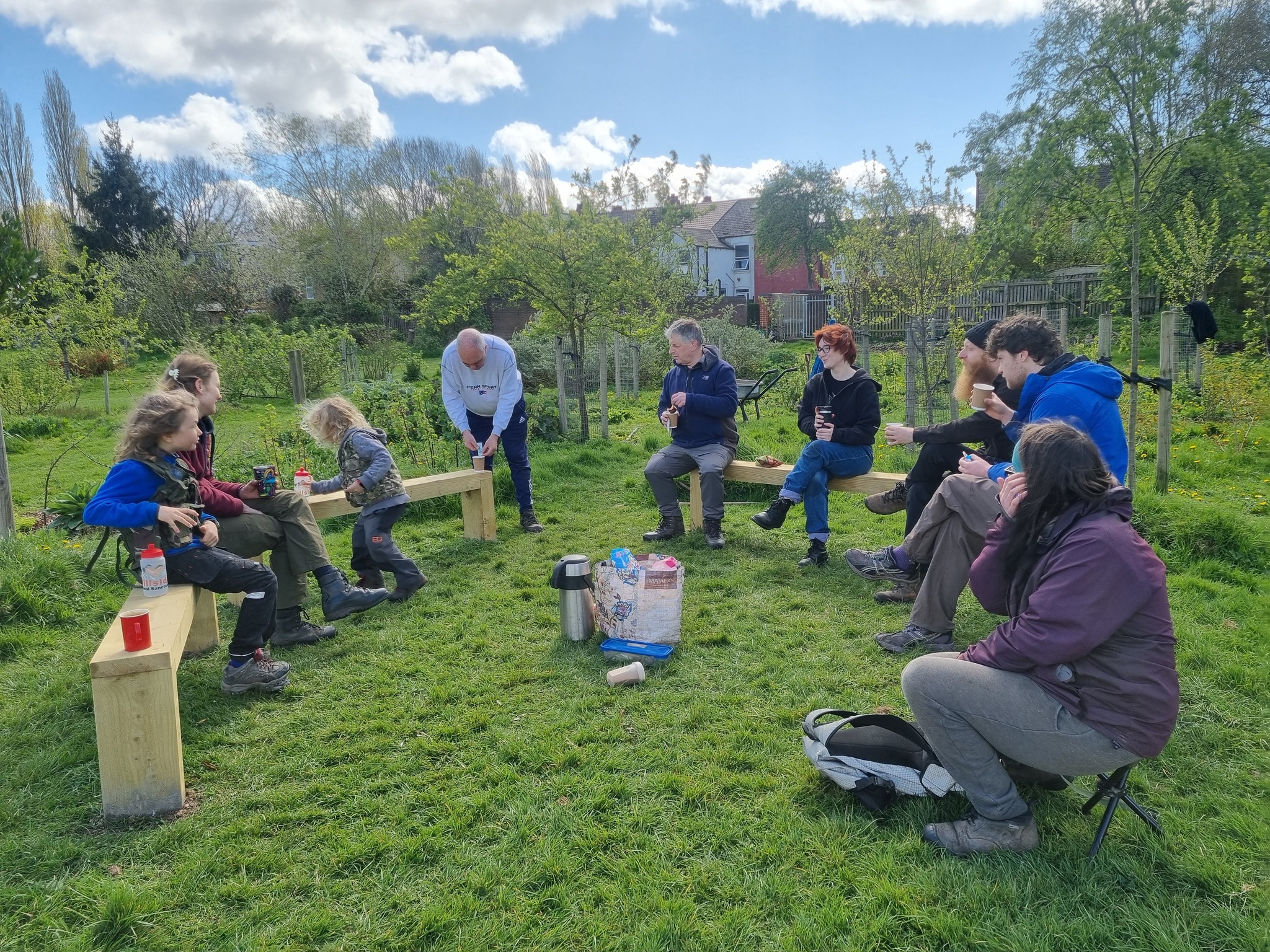 The winter is well and truly over at #PebbleMill #ForestGarden in #Stirchley. We've been trying our hardest to catch up on the growth of grass in our beds now the #Spring has arrived. Join us next Saturday for another session at this special growing space; there is much to do!