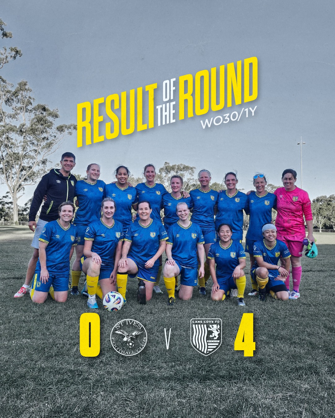 A FANTASTIC START!!!
Our WO30/1 Yellow team who swept aside all in division 2 last season have introduced themselves in style to their new division with a comprehensive 4-0 victory away to St Ives.
Can't wait to see what this team can achieve in 2026.
🔵🟡⚽️💪🟡🔵
#AnyOneCanPlay #LaneCoveFC
#LaneCove #inthecove #NSFA #footballnsw #footballaustralia #football #soccer #footballislife #footballculture #footballlife #femalefootball
