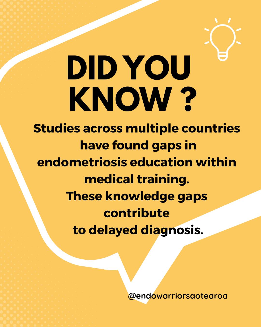 Research from several countries has found that many medical students and primary care providers report limited training and low confidence in recognising and managing endometriosis.
When awareness is low, diagnosis is delayed.
When diagnosis is delayed, harm compounds.
Education reform, including stronger pelvic pain and endometriosis training, is part of improving outcomes.
This is not about blaming individual doctors.
It is about strengthening systems.
#endometriosis #healthjustice #medicaleducation #endometriosisnz #endowarriorsaotearoa #endometriosisawareness