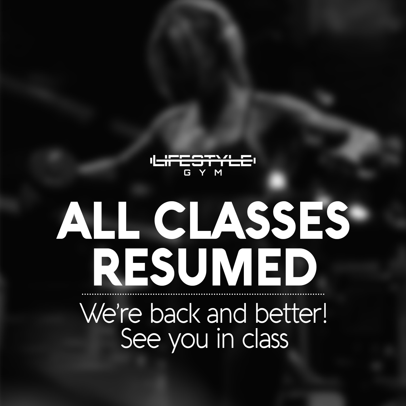 We’re back 💪🔥
All classes at Lifestyle Gym, East Park Mall have officially resumed—stronger, better, and ready for you! It’s time to get back into your routine and push your limits.
See you in class 👊
#LifestyleGym #BackInAction #FitnessJourney #GymLife #StayActive #TrainHard #FitnessMotivation #BackToFitness #StrongerEveryday