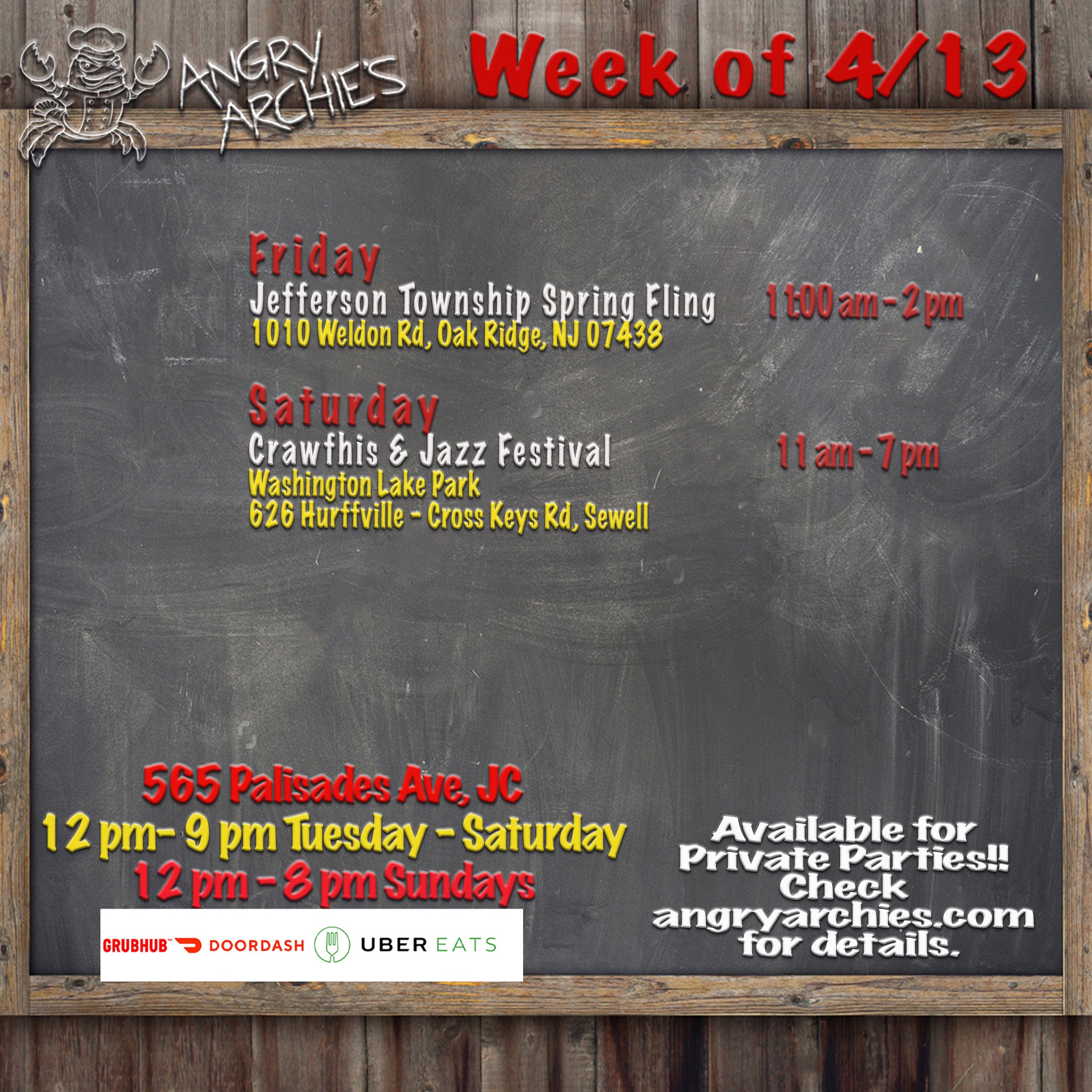 This Weeks Schedule! #njeats #njevents #njweekend #njfoodtrucks #njfoodtruck #jceats #njfoodie #jcmakeityours #wefeast #eeeeeeats #jcfoodie #feastgram #hungry #nomnom #foodie #foodporn #foodgasm #food #eatingfortheinsta #chefmode #hungry #ForkYeah #FoodInTheAir #Delish #EatingForTheInsta #localfood #njdining #njcatering #eatlocalnj #foodblogger