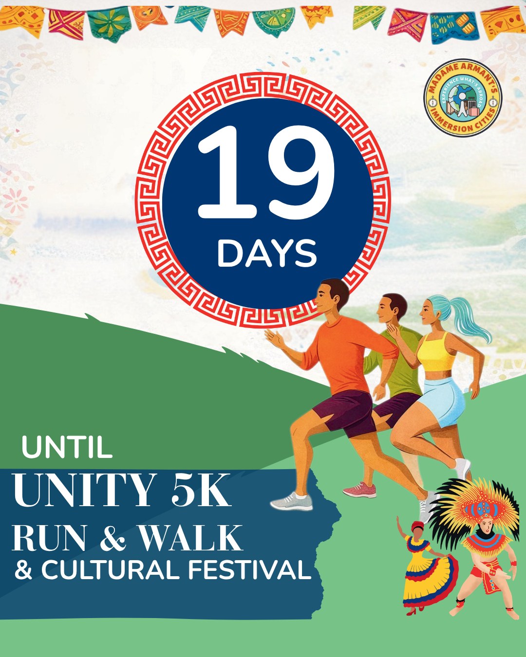 In just 19 days, Baltimore, Maryland doesn’t just host a 5K, it hosts a movement.
Built by Madame Armant’s Immersion Cities, powered by Immersed Global. This is about exposure, opportunity, and the future of the next generation.
This is where people who think bigger show up.
So decide now:
Are you part of it… or just watching it happen?
🎟 Secure your spot
👟 Show up with purpose
#ImmersedGlobal #MakevaArmant #5KWalk #PurposeDriven #MarylandEvents