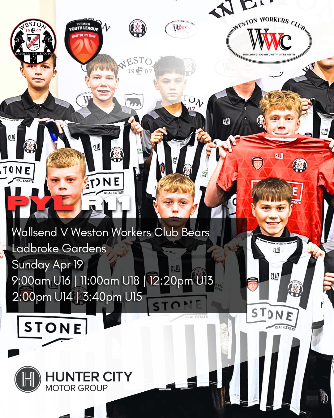 The @westonworkers Bears PYL teams hit the road again this week and head to Wallsend for their R11 games on Sunday against the Devils.
#coyb
@westonworkers @huntercitymotorgroup