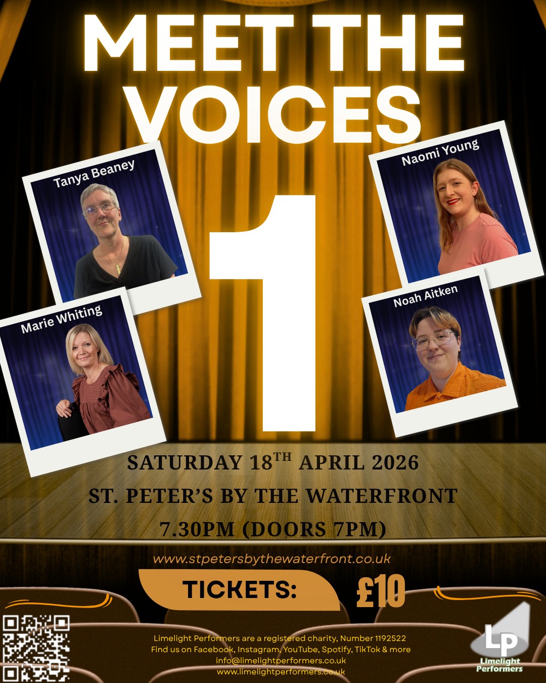 🎭Meet The Voices🎵
With only 24 hours to go! It's time we introduce the final members of our voices as we shine a spotlight on some more familiar faces! We asked them to share what they enjoyed so much about Community Voices!
🎭Marie Whiting
"Limelight Community Voices is like a family to me. A group of wonderful people that meet once a week, create a beautiful sound & nourish my soul.
I am proud to say this is my 3rd concert & my favourite. I love the collection of songs & have especially enjoyed Aladdin & The Jersey Boys medley.
Come & support us with a guaranteed evening of fun & raise funds towards The Limelight charity, who do such incredible community work."
📍 Venue: St Peter’s by the Waterfront, Ipswich
⏱️: 19:30 (Doors @ 19:00)
🎟️ Tickets: £10
#MusicalTheatre #limelightcommunityvoices