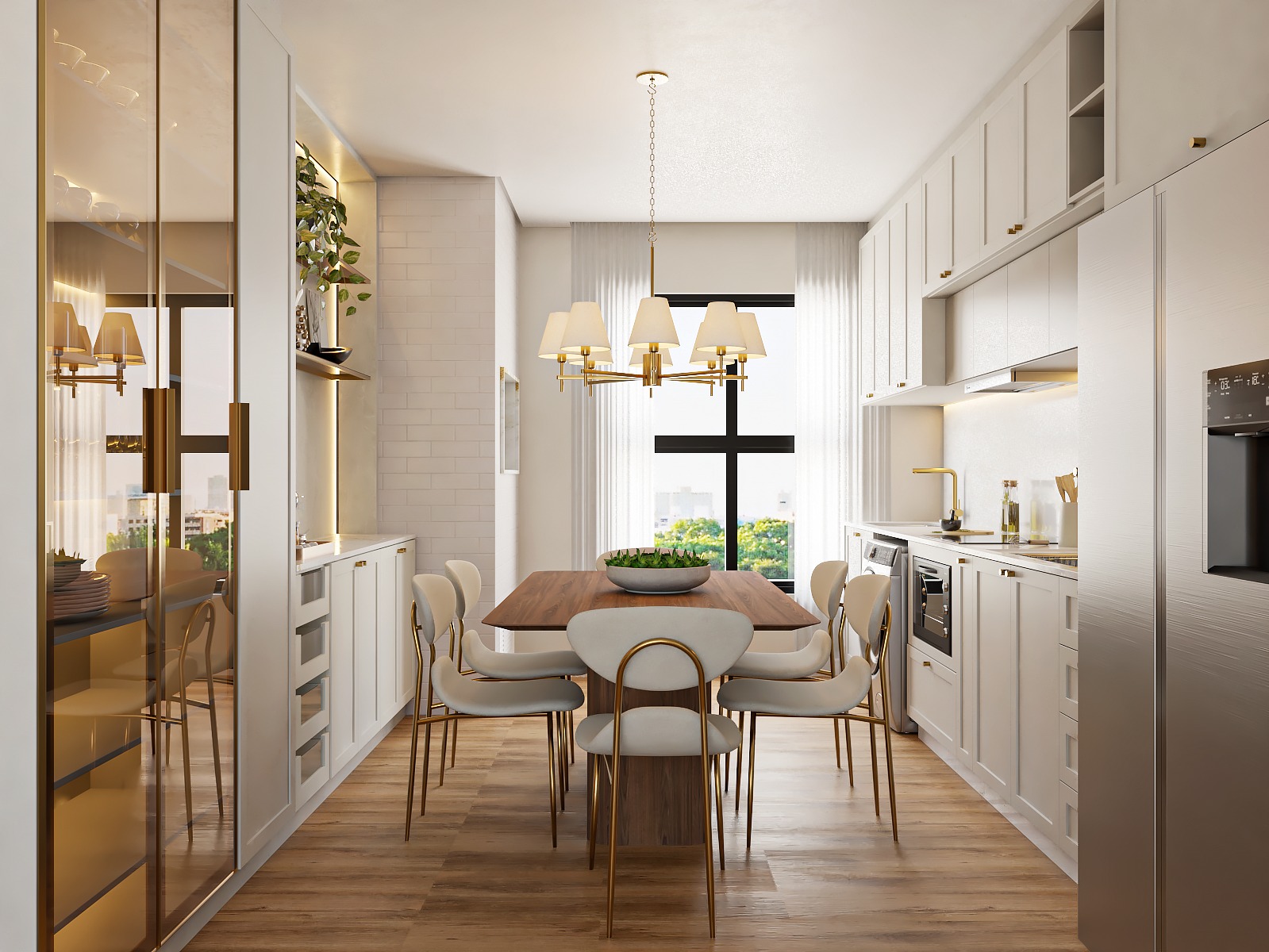 Um apartamento pensado para dois… mas cheio de personalidade. 🤍
Cada detalhe aqui foi desenhado para equilibrar estética e rotina: a integração dos ambientes, a leveza dos tons claros, o toque quente da madeira e os metais dourados que trazem sofisticação sem pesar.
Tudo conversa. Tudo faz sentido.
Porque mais do que um espaço bonito, esse é um lar que funciona no dia a dia — prático, acolhedor e com a identidade de quem vive aqui. ✨