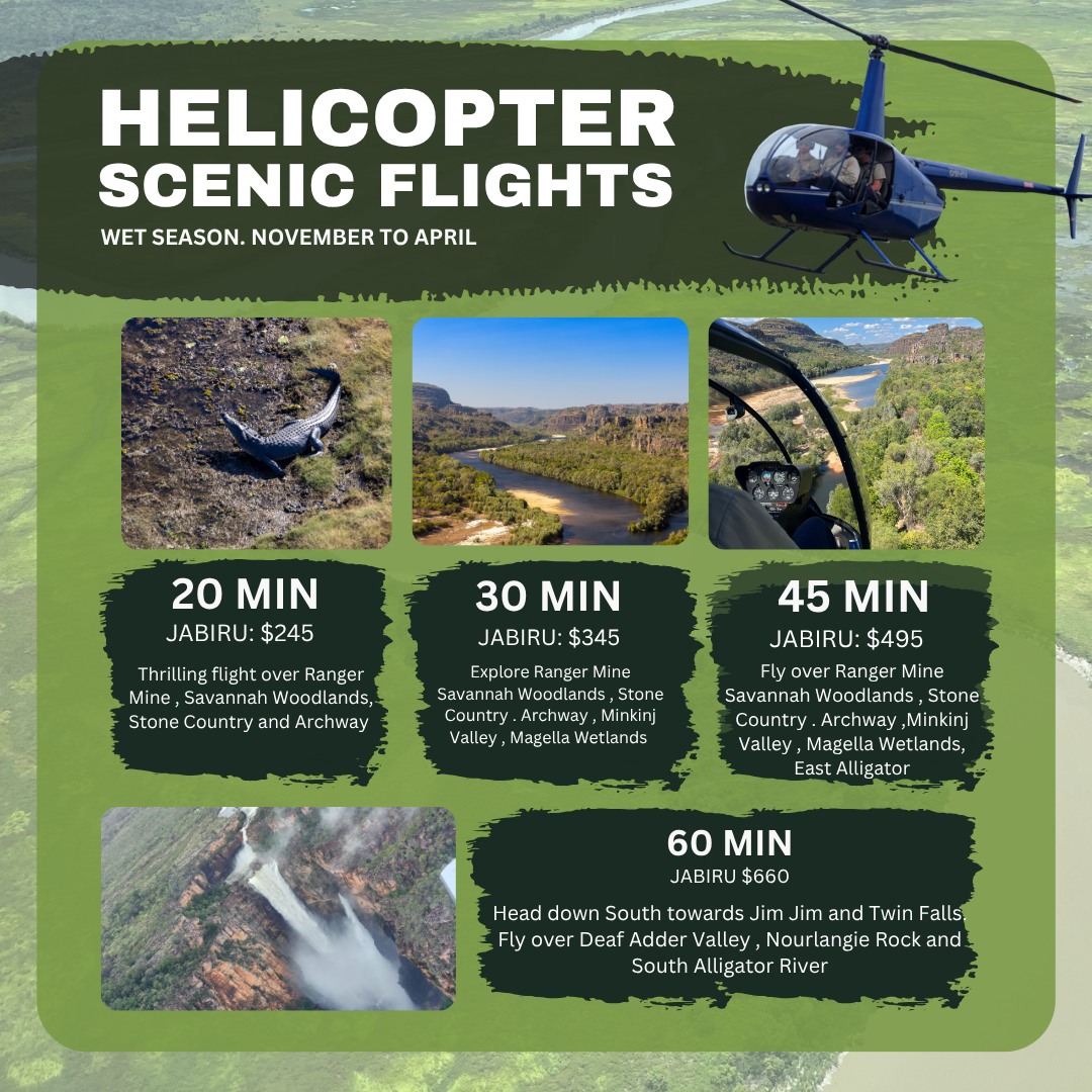 Last chance this month to see Kakadu’s waterfalls from the air before we move to our dry season routes 🌧️
Our helicopter flights get you right up close, giving you a more personal look at the falls and landscapes you just can’t access any other way. 🚁
📞 Call us on 1800 089 113 or visit kakaduair.com.au