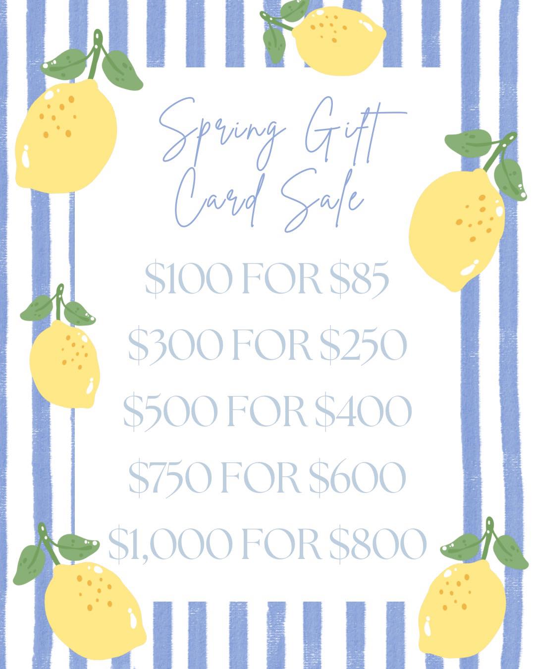 Spring is the perfect time to give a little extra! 🍋 Our gift card sale is here-meaning you can get more for less!
With so many special occasions right around the corner, a Serenity gift card is the perfect go-to. 🩵
Think💡
🤵🏽♀️Administrative Professionals Day (April 22nd)
👩🏼🏫Teacher Appreciation Week (May 4th-8th)
🩺Nurse Appreciation Week (May 6th-12th)
💐Mother’s Day (May 10th)
🎓Graduation
Easy, thoughtful, and always appreciated.
Give us a call at 870.234.4000, Stop by 1102 N Jackson St, or Visit sdsmagnolia.com to purchase a gift card!
#magnolia #salonandspa #treatyourself #giftsforher #agetawaywithoutgoingaway