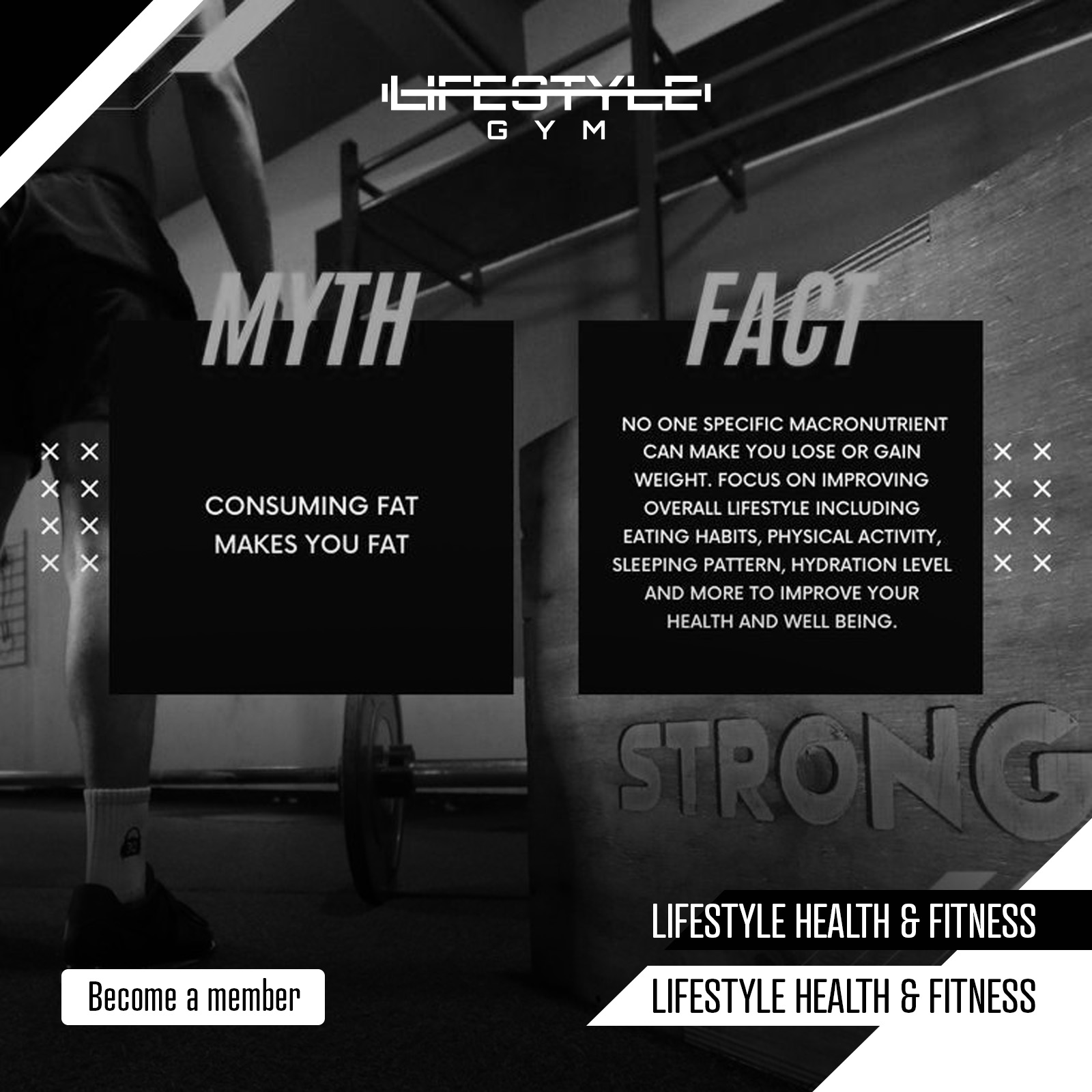 It’s not about cutting out one thing — it’s about balance.
Your results come from your overall lifestyle, not just one nutrient.
Eat smart. Train right. Live better.
#LifestyleGym #NutritionFacts #BalancedLifestyle #FitnessTruth #HealthyHabits