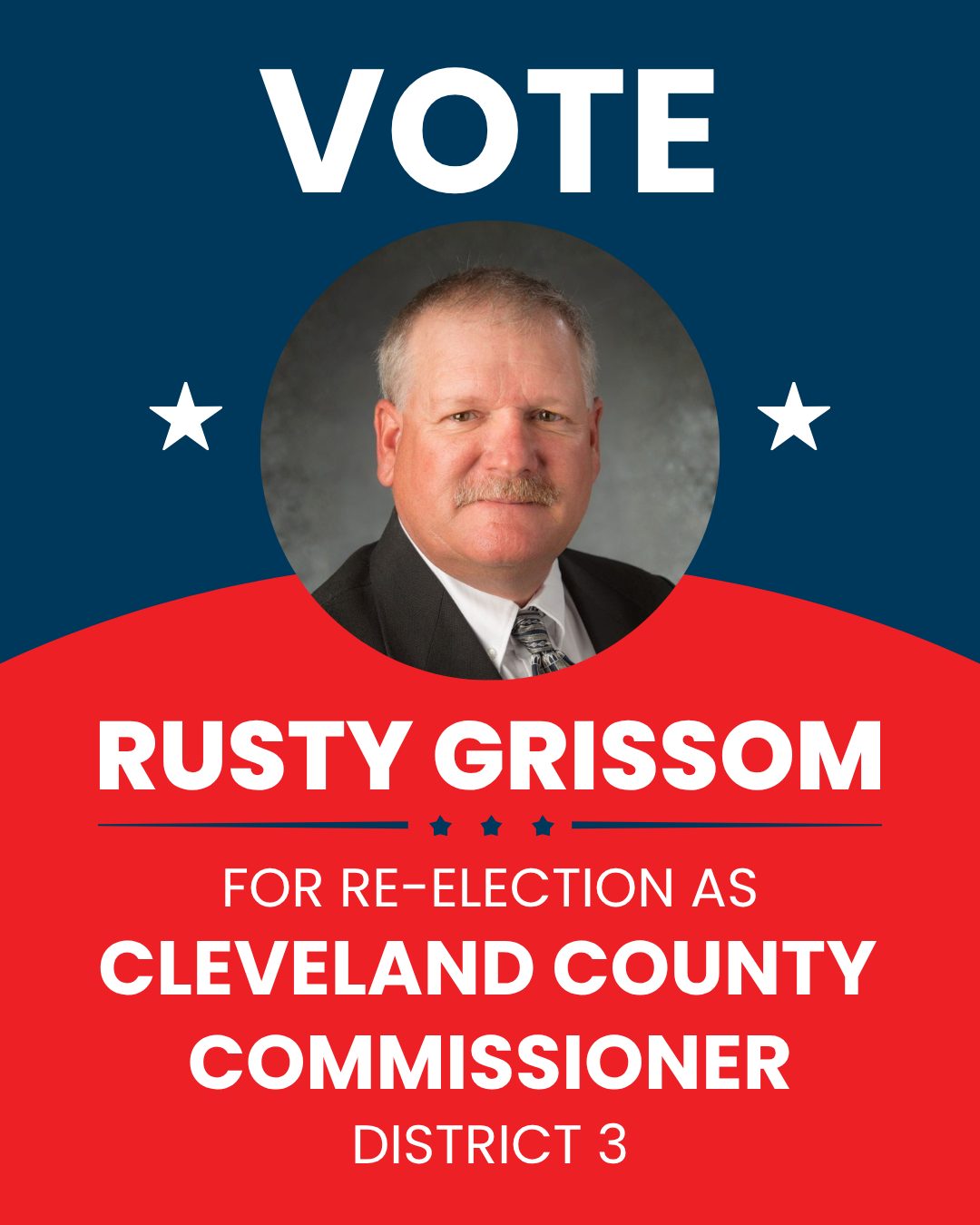 𝗣𝗿𝗼𝘂𝗱 𝘁𝗼 𝗰𝗮𝗹𝗹 𝗖𝗹𝗲𝘃𝗲𝗹𝗮𝗻𝗱 𝗖𝗼𝘂𝗻𝘁𝘆 𝗵𝗼𝗺𝗲.
I’m Rusty Grissom, and I’m running for re-election for County Commissioner District 3 because our communities deserve thoughtful leadership, better infrastructure, and responsible growth.
See you at the polls on June 16th!