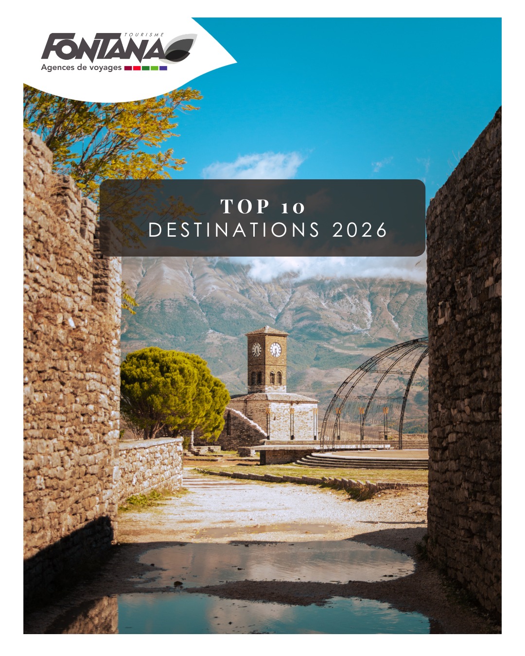 🌍✈️ OÙ PARTIR EN 2026 ? LES DESTINATIONS TENDANCES À NE PAS MANQUER
Envie d’inspiration pour vos prochaines vacances ?
Nous avons sélectionné pour vous les 10 destinations incontournables de 2026 🌟
Entre îles paradisiaques, grands espaces naturels et voyages culturels, les tendances évoluent clairement vers plus d’authenticité, de nature et de sur-mesure 🌿
👉 Albanie, Maroc, Réunion, Finlande, Colombie… découvrez les destinations qui feront voyager en 2026 !
📖 Lire l’article complet sur notre site internet.
💼 Et comme toujours, Fontana Tourisme vous accompagne pour créer un voyage sur mesure adapté à vos envies.
#Voyage2026 #DestinationsTendances #VoyageSurMesure #InspirationVoyage #FontanaTourisme #Vacances2026