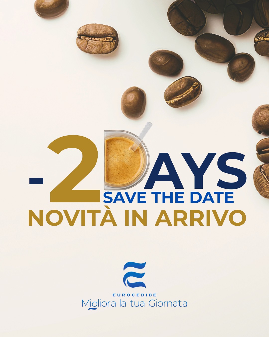 📣Una nuova esperienza sta per arrivare.
Non è solo caffè.
Eurocedibe è pronta,
e tu?
#eurocedibe #caffè #workbreak #madeinitaly #marche #abruzzo