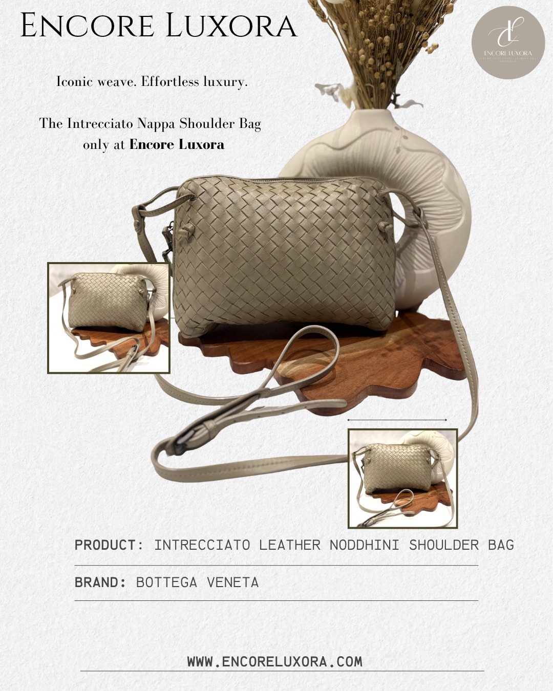 Crafted in buttery-soft Nappa. Woven to stand out.
The Intrecciato Shoulder Bag is where timeless design meets everyday luxury — without the retail price.
Only at Encore Luxora.
📞 Enquiry: +971 56 100 9916
🌐 www.encoreluxora.com
📍 Dubai
Own the story. Carry the legacy
#preloved #luxurylifestyle #bag #bottegaveneta #encoreluxora