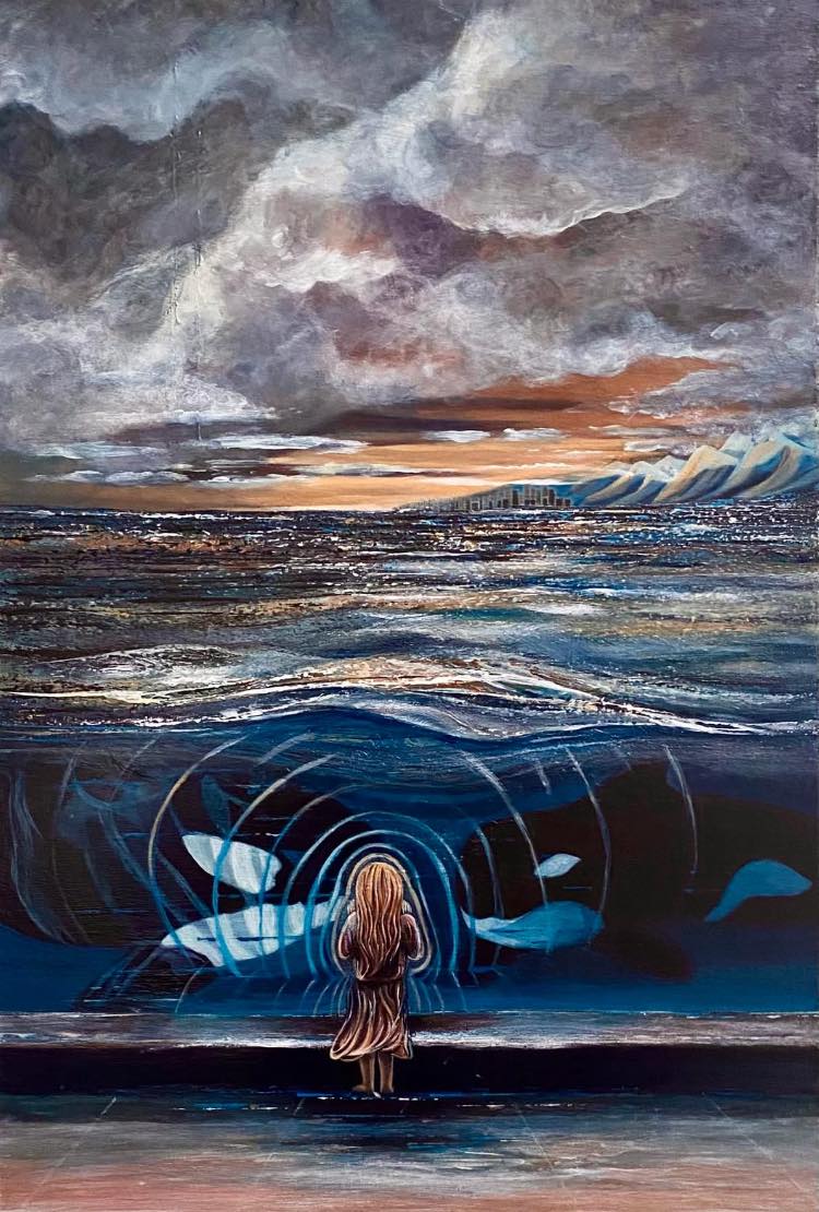 Song - acrylic on canvas
This one is going to it’s new home soon 🥰