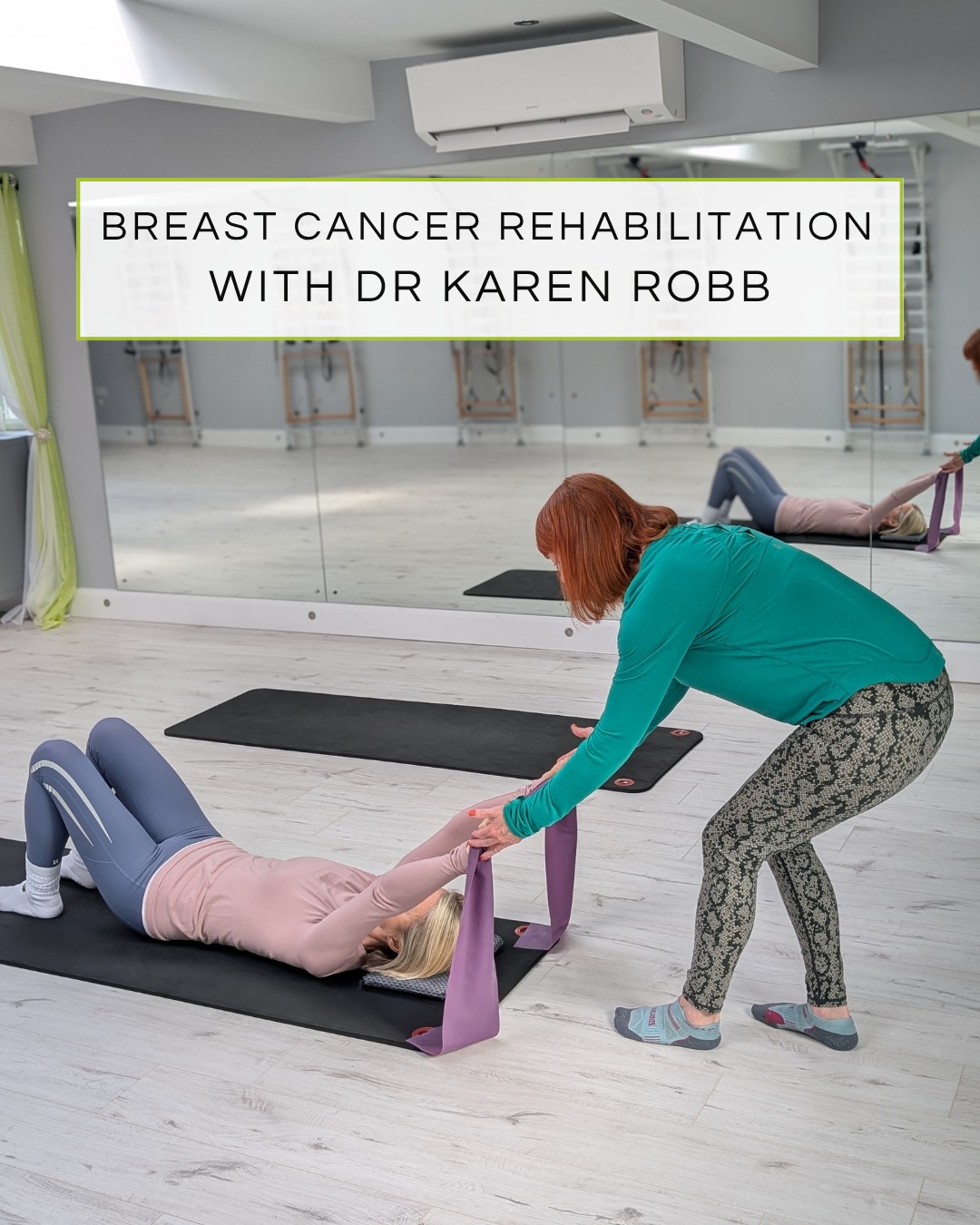 Hello everyone, I’m Charlene, Breast Cancer survivor and thriver and also owner of My Pilates Fix Studios (directly opposite Upminster Station). I am SOOOO excited to announce that in conjunction with Helen Rollason Cancer Charity AND Dr Karen Robb, Specialist Cancer Rehabilitation Physiotherapist we are starting Breast Cancer rehabilitation care, helping with movement and mindfulness, whether that be pre or post surgery (lymph node removal, lumpectomy, mastectomy with or without reconstruction and potential subsequent Lymphoedema), to support both body and mind through all Cancer treatments and beyond.
Dr Karen Robb will be joining our teaching team from end April offering 1-1 support, and small group courses (scheduled course dates are now on our website). In addition to this, the team at Helen Rollason will be sending a Mindfulness teacher to My Pilates Fix later in the year to work with patients with ALL forms of Cancer. We are SO pleased to be able to offer these services. If you are interested in further information on these sessions please comment below, or contact us via the My Pilates Fix website.
#lymphoedema #breastcancerrehabilitation #lymphoedemasupportnetwork #breastcancerprehab #breastcancerexercise #rehabpilates