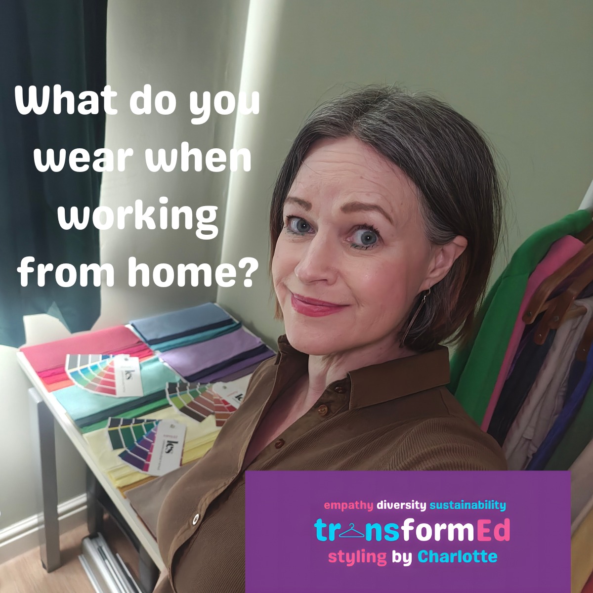 What do you wear when working from home? When I was working from home during the various Covid 19 lockdowns, I still dressed as if I was going to work. Wearing my favourite work outfits was good psychologically for a work mindset but choosing outfits in colours and styles I loved was good for my sense of wellbeing and being true to me. Reading Charlotte Maskrey's article for Fusion Magazine today, I was struck by the phrase 'throw on a nice outfit' as part of her message to celebrate, with celebration being any small victory. So don't save the outfits you love for best. Wear what makes you feel happy. Wear what makes you feel you. Every day.
FYI, I wasn't actually working from home today with meetings morning and afternoon straddled by choking on a sandwich between them!
#styletips #mybestcolours
