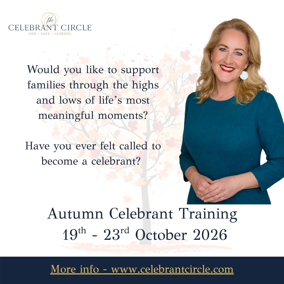 What if your work could truly celebrate every stage of life?
The Celebrant Circle is delighted to introduce our 5-Day Professional Celebrant Training Course.
This immersive experience will give you everything you need to begin your journey as a confident, professional celebrant.
💛 Learn the foundations of being a family celebrant
💛 Create meaningful, inclusive ceremonies, from adoption to trans-identity celebrations
💛 Build real skills in writing, delivery, marketing & business
💛 Gain the confidence to launch your own celebrant business
This is more than training, it’s a supportive, inspiring space where you’ll grow, connect, and discover what you’re truly capable of.
Yes, it’s full-on.
Yes, it’s immersive.
And, yes… It’s worth it.
Join us and take your first step into a career that truly makes a difference.
Lauren did, and she loves being a celebrant.
⛓️Visit Celebrant Circle online to find out more
#CelebrantCommunity #CelebrantTraining #CelebrantCircleUK #ProfessionalCelebrant