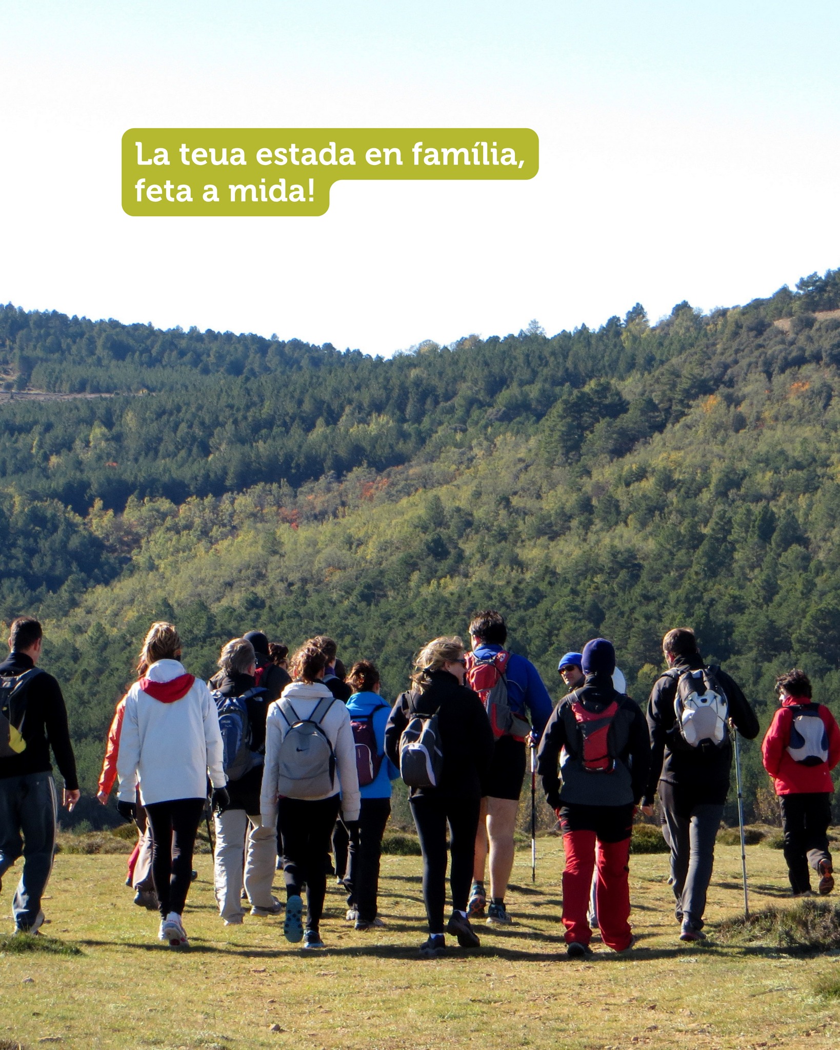 No és només una escapada. És viure-ho junts!
Caminar pel bosc, descobrir la pedra en sec, veure de prop el treball dels pastors… i compartir-ho en família.
A La Parreta preparem estades a mida per a grups: activitats, espais, visites i tot el que necessiteu per fer d’uns dies… un record.
Esteu preparats per vindre? 🌄
#laparreta #escapadarural #escapadaenfamilia #elsports #vilafranca