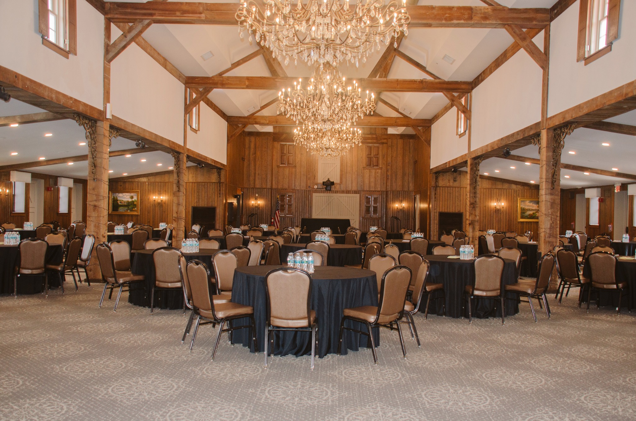 The Grand Ballroom isn’t just for weddings, it’s a fully equipped corporate event space. Complete with a projector and all the essential supplies, we provide everything you need to succeed.