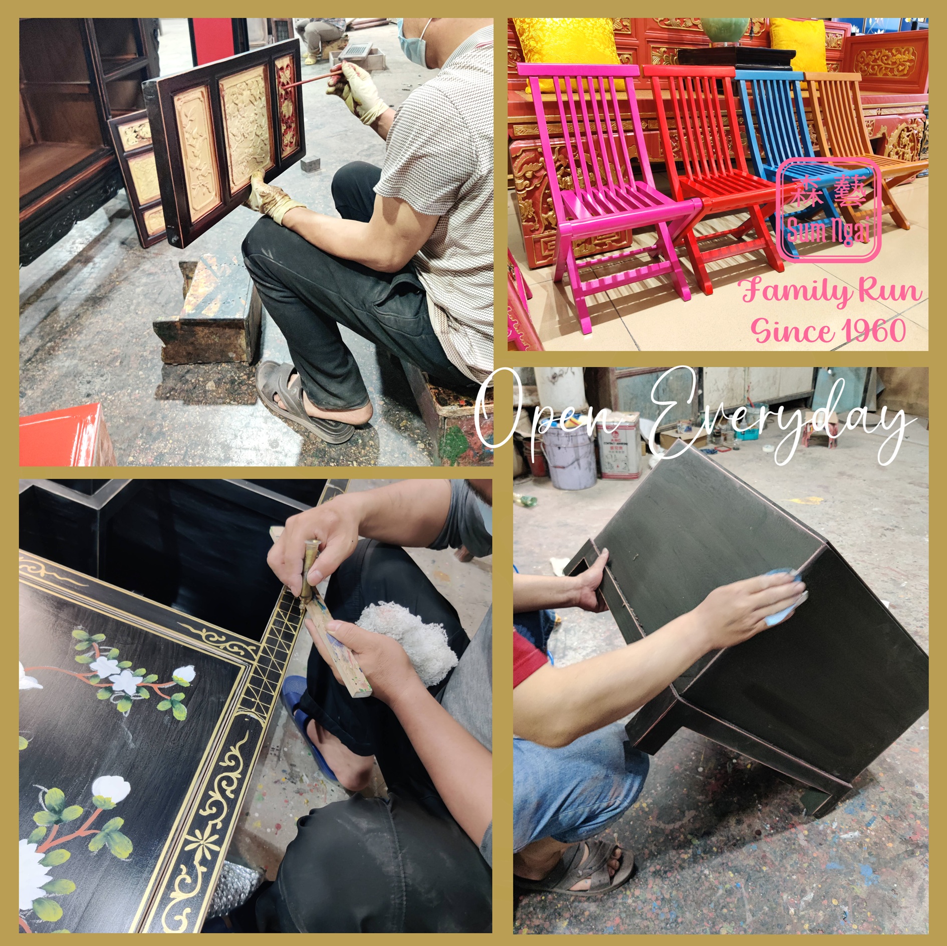 Step into our showroom and discover handcrafted pieces where quality, warmth, and heritage come together. #chinesefurniture #furniture
📍Discover unique finds - Visit us today.
⭐Holiday & Sunday 11-4 | Mon-Sat 10-5
🚗 Free parking on premises.
🚆MTR - Kam Sheung Rd Stn (8-minute walk)
#SumNgaiBrassFactory #BrassFactory #HandcraftedBrass #SolidBrass #Craftsmanship #VisitOurShowroom #TimelessDesign #chinesefurniture #solidwoodfurnitures #sideboard #nightstands #floorlamps #porcelainlamp #gingerjarlamp #wallart #gardenornament #kamtin #錦田