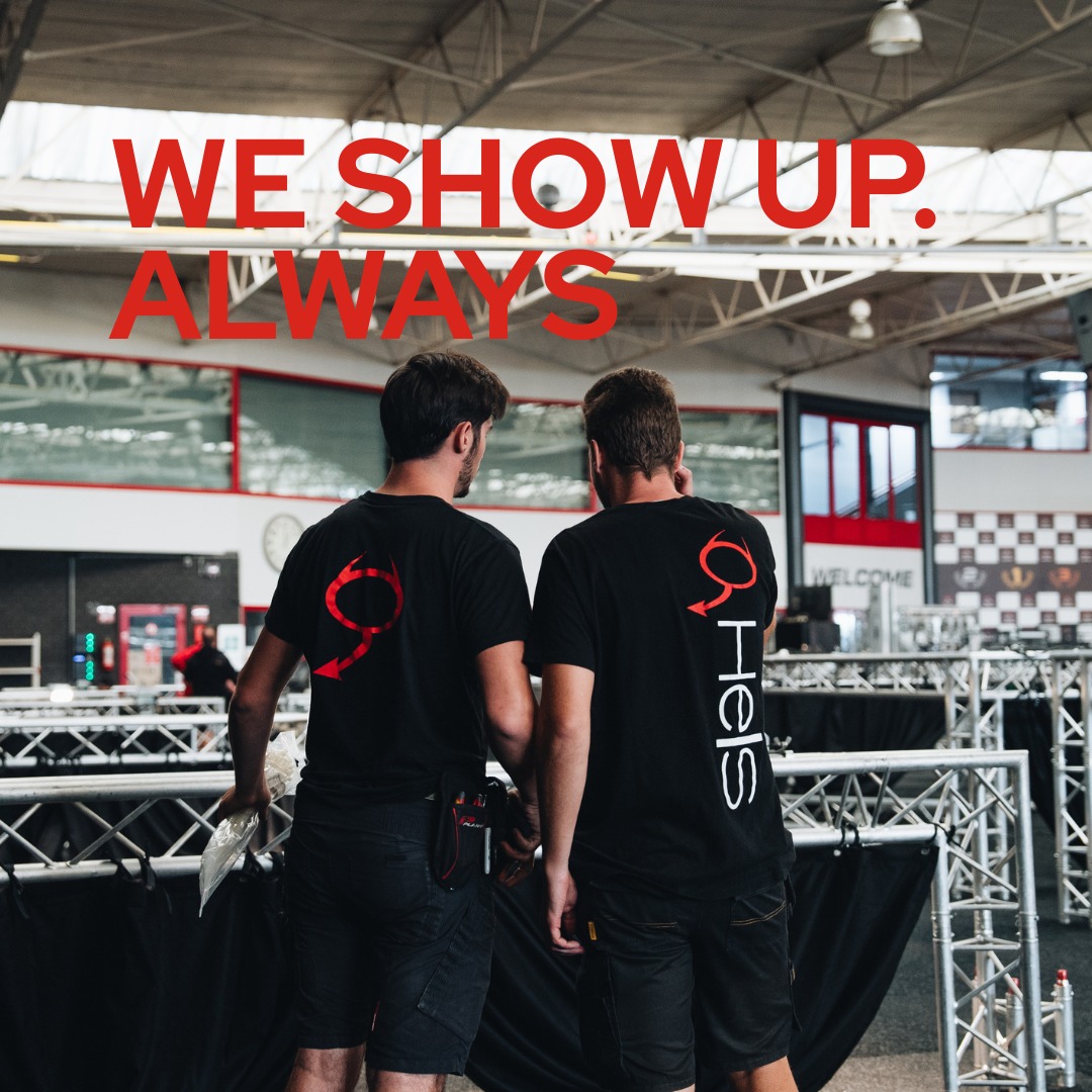 Onze Hels Duivels komen opdagen. Altijd. Voor ons werk, voor elkaar, voor jou.
#hels #eventlogistics #eventsupport