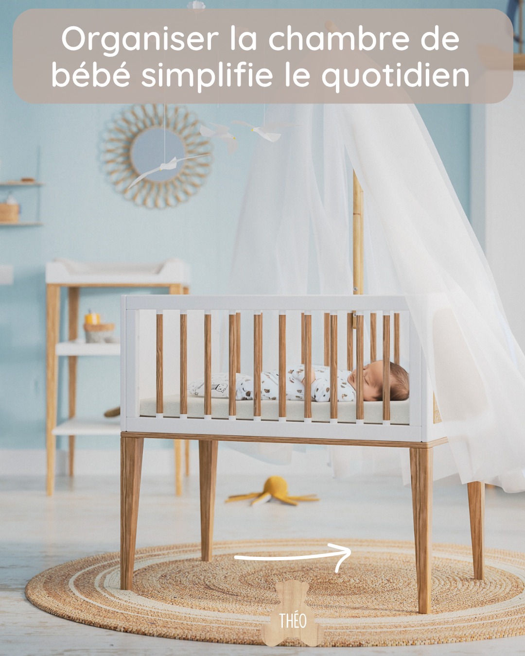 Une chambre pensée pour bébé, c’est la tranquillité des parents
• Rangement accessible
• Sécurité maximale
• Matériaux naturels pour un cocon apaisant ✨
#ThéoBébé #AstuceParents #ChambreBébé #BienÊtre #ChambreBébé #theobebe #ThéoBébé #mobilierdurable #BébéConfort #chambrebebe #litevolutif #DécoNaturelle #ConfortBébé #TheoBebe