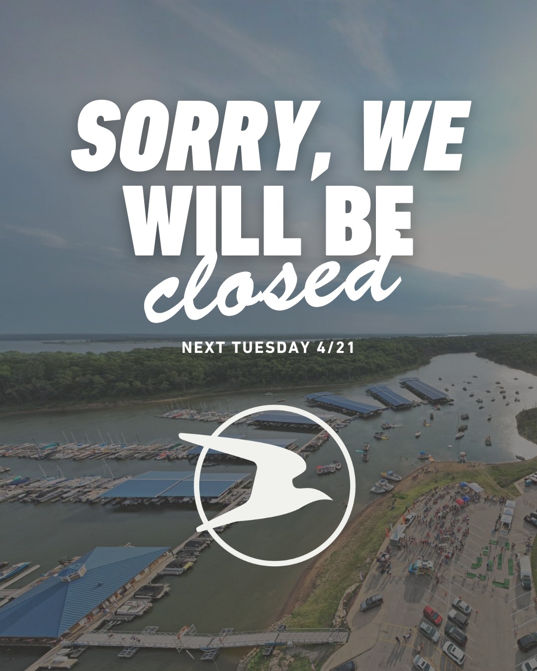 Quick heads up! We’ll be closed next Tuesday (4/21) as we gear up for the season ahead. We’re counting down the days until summer!