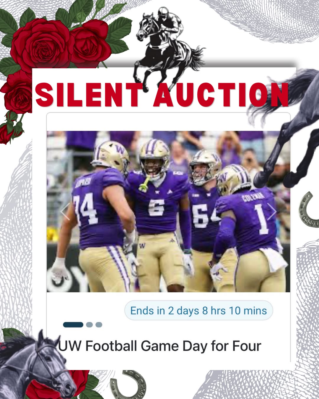 It’s never too early to begin planning those September weekends!
The Silent Auction has some great options for mid September! Your future self (and your kids!) will thank you in September for taking action TODAY to secure fun times — whether at the football stadium or our blacktop at St Ben’s! Check out these items and BID to score!!
