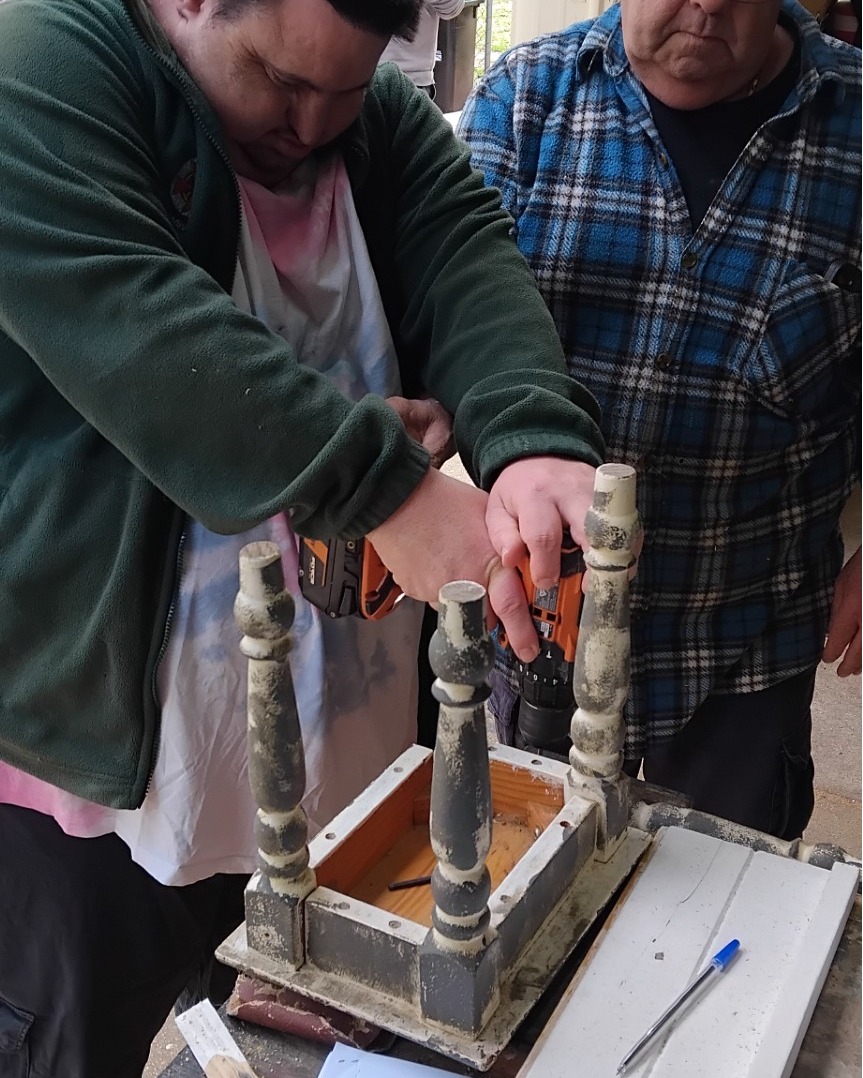 ✨Woodwork Wednesday! ✨
When a piece of furniture breaks in your home it's easy to think the solution is to buy something new, but this week, Samuel showed us just how easy (and fun!) it is to take the repair approach. Samuel worked hard to unscrew, sand, glue and drill the legs of the table back on, then got creative and added a new colour. His favourite? Pink!
#WoodworkWednesday #DisabilitySupportServices #DisabilitySupport #BiggestLifePossible #Woodwork #GoulburnOptions
