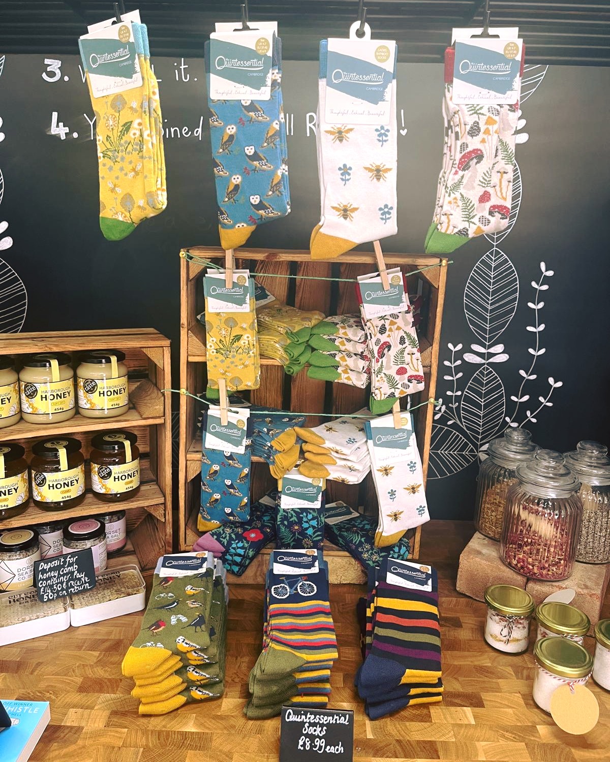 We have more new things in store for you 🧦
Look at these funky Bamboo socks from The Quintessential based in Cambridge.
Which pattern is a bit of you?