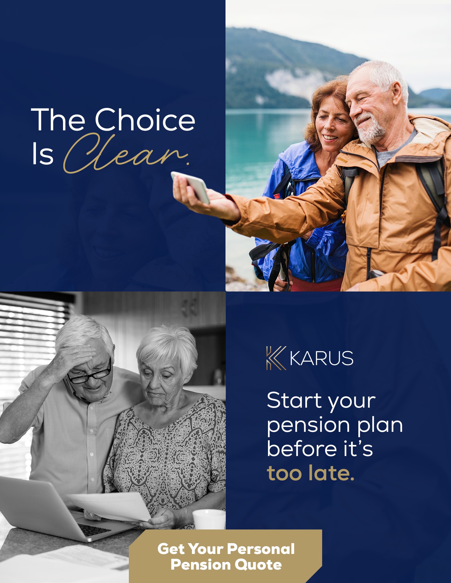 𝗧𝗵𝗲 𝗰𝗵𝗼𝗶𝗰𝗲 𝗶𝘀 𝗰𝗹𝗲𝗮𝗿.
The earlier you start, the more time your plan has to grow. Waiting only makes it harder to catch up.
Start your pension plan before it’s too late.
👉 Get your free quote: karus.mt/free-quote-pension
#insurance #pensionplan #malta