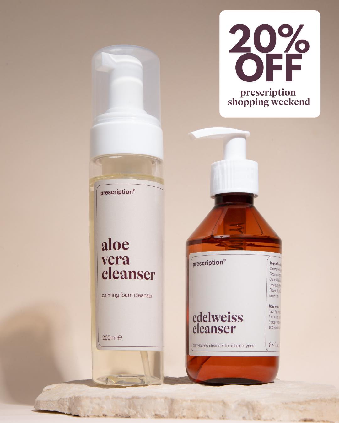 Maandag 13 april laatste dag 20% korting op alle producten van Sothys en Prescription!
Profiteer!!🤗