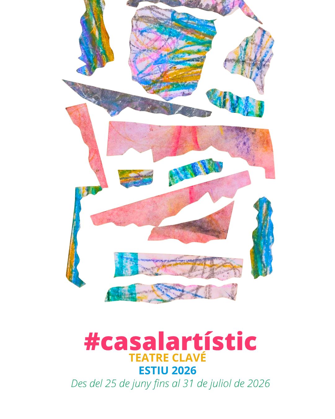 Ja estem a les portes de l’estiu i això vol dir que queda molt poc per gaudir d’una nova edició del Casal Artístic del Teatre Clavé! ☀
Més informació i formularis d'inscripció a: www.teatreclave.cat