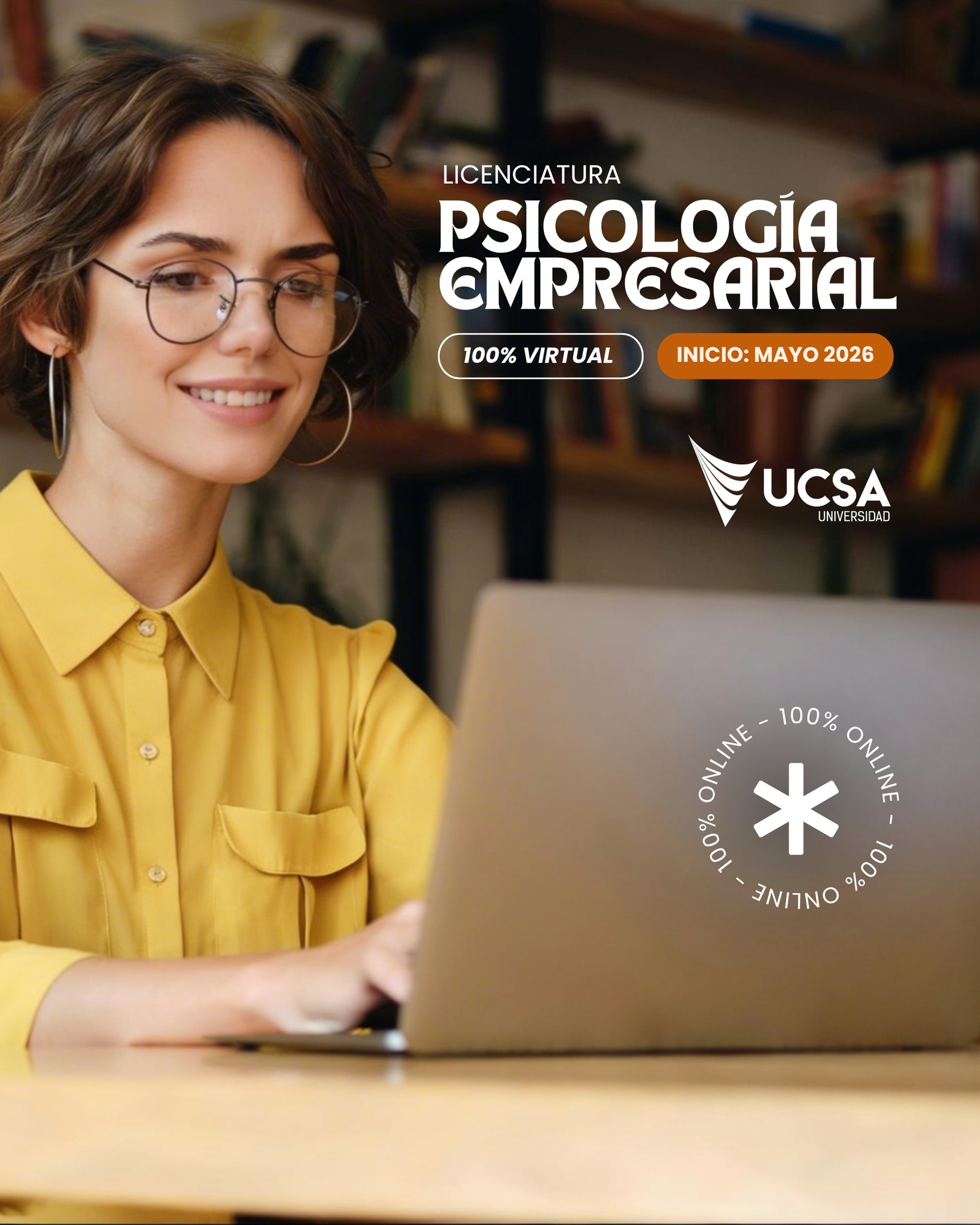 Psicología Empresarial - 100% online 🤩
Una carrera pensada para formar profesionales capaces de gestionar personas, potenciar equipos y mejorar el bienestar dentro de las organizaciones.
📅 Inicio: Mayo 2026
💻 Modalidad: A distancia
⏳ Duración: 4 años
¿Te gustaría recibir más información de ésta carrera?
Comentá la palabra INFO y te escribimos 👇🏻
#UCSA El futuro está en tus manos 🙌