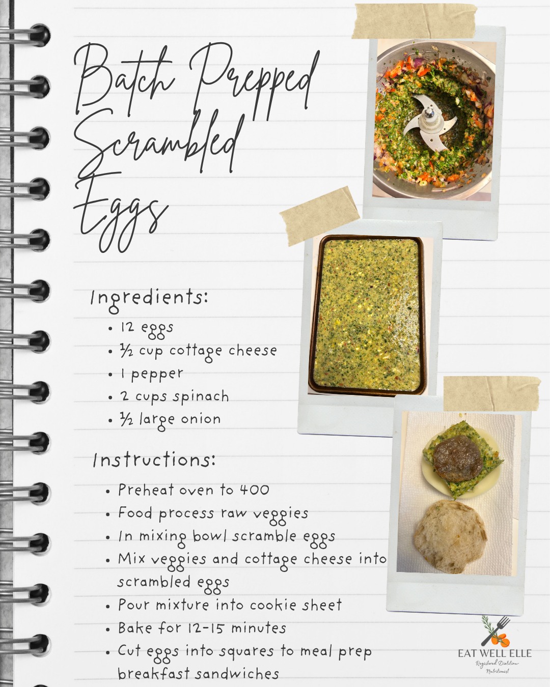 #eatwellelle #dietitian #meal#MealPrepMadeEasy #mealplanning #freezermeals #rdeats #eggs #protein