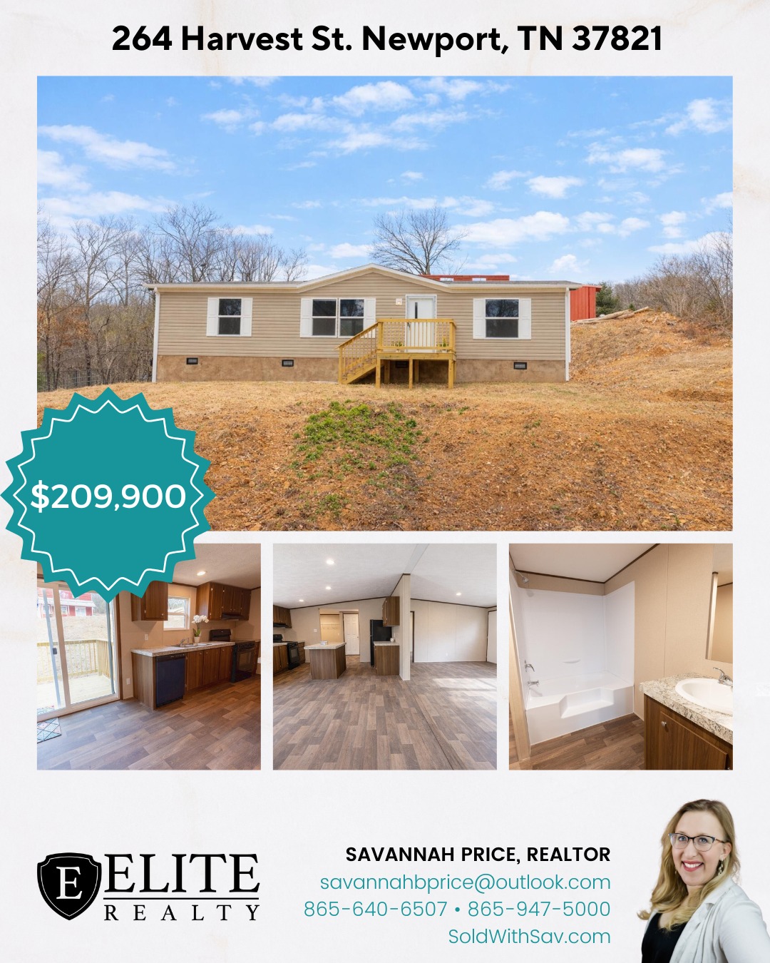 🌸 Spring right into your brand-new home at 264 Harvest St! 🌸
Welcome to this never-before-lived-in 3 bed, 2 bath beauty offering 1,344 SF of comfortable, modern living — all for $209,900!
Step inside to an open-concept layout perfect for both relaxing and entertaining. The spacious living area flows seamlessly into a bright kitchen featuring ample cabinetry, durable flooring, and a center island that’s ready for gatherings, meal prep, or morning coffee ☕️
✨ Highlights you’ll love:
• Split-bedroom design for added privacy
• Spacious primary suite with walk-in closet + private bath
• Brand-new systems for low-maintenance living
• Connected to all public utilities
Tucked in a peaceful setting, yet just minutes from downtown Newport and an easy drive to Sevierville, Pigeon Forge, Gatlinburg, Knoxville, and beyond — you truly get the best of both worlds 🌄
💰 With multiple financing options available and payments often less than rent, this is a smart move for homeowners and investors alike.
Don’t miss your chance to own new construction at an affordable price!
Call me for more info!
https://www.flexmls.com/share/DmVeK/264-Harvest-St-Newport-TN-37821
#NewListing #EastTennesseeHomes #NewConstruction #SmokyMountainLiving #FirstTimeHomeBuyer #InvestmentOpportunity