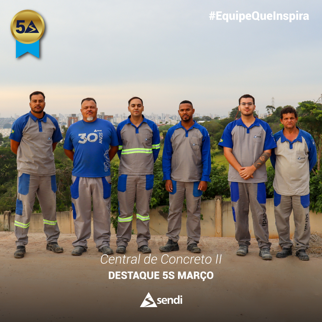 Entra ano e sai ano, eles marcam presença por aqui... Sinal que não estão de brincadeira e vieram pra mostrar que o 5S é resultado de verdade! Pensa num time que está a todo vapor! 🚀 Parabéns a toda equipe pelo resultado de março! 💙
#sendi #engenharia #préfabricados #construção #obras #projetos #5S