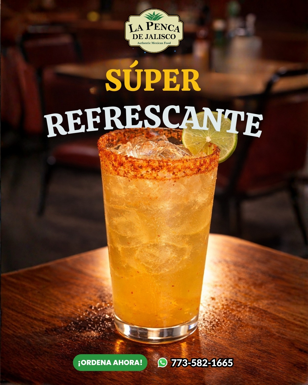 Hay días en los que solo necesitas un respiro, un momento para ti, algo que te haga decir: “uff… justo esto necesitaba”. 😋
Ese momento empieza aquí: con nuestro trago súper refrescante, frío, vibrante y con ese toque picosito 🔥😜
📲 Ordena ahora: 773-582-1665
🌮 O ven hoy a disfrutarlo recién hecho en 3640 W 59th St, Chicago, IL 60629, Estados Unidos
⏰Lunes a Domingo 7:00 AM a 7:00 PM
Síguenos y entérate de todas nuestras
noticias: https://linktr.ee/lapencadejalisco
#lapencadejalisco #drinklover #hotandcold #drinks #chicagoeats