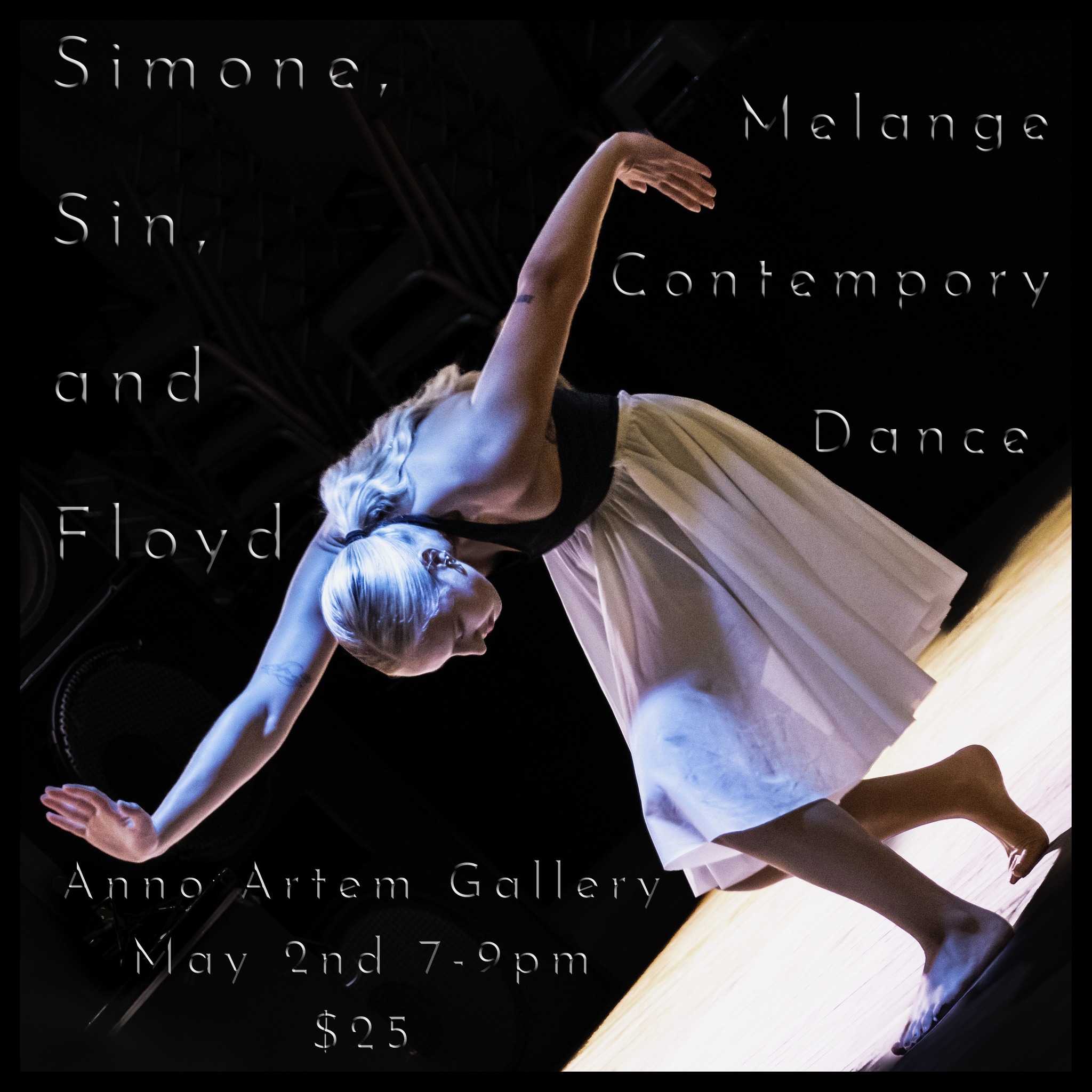 Join @melange_contemporarydanceco on May 2nd for "Simone, Sin, and Pink Floyd"
Solos by various professional dancers set to the music of the famous jazz singer, Nina Simone. Solos about the Seven Deadly Sins set to the music of Pink Floyd. All followed by a Q and A with the dancers and choreographers. See visual art and watch the dancers repeat the sequences. Watch the amazing music come to life!
www.melangecontemporarydance.com
May 2nd, 7 PM
Tickets $25
Anno Artem Art Gallery
1 Security Plaza Suite 202, Pottstown 19464
#dancecompany #danceperformance #moderndance #originaldance #ipickpottstown