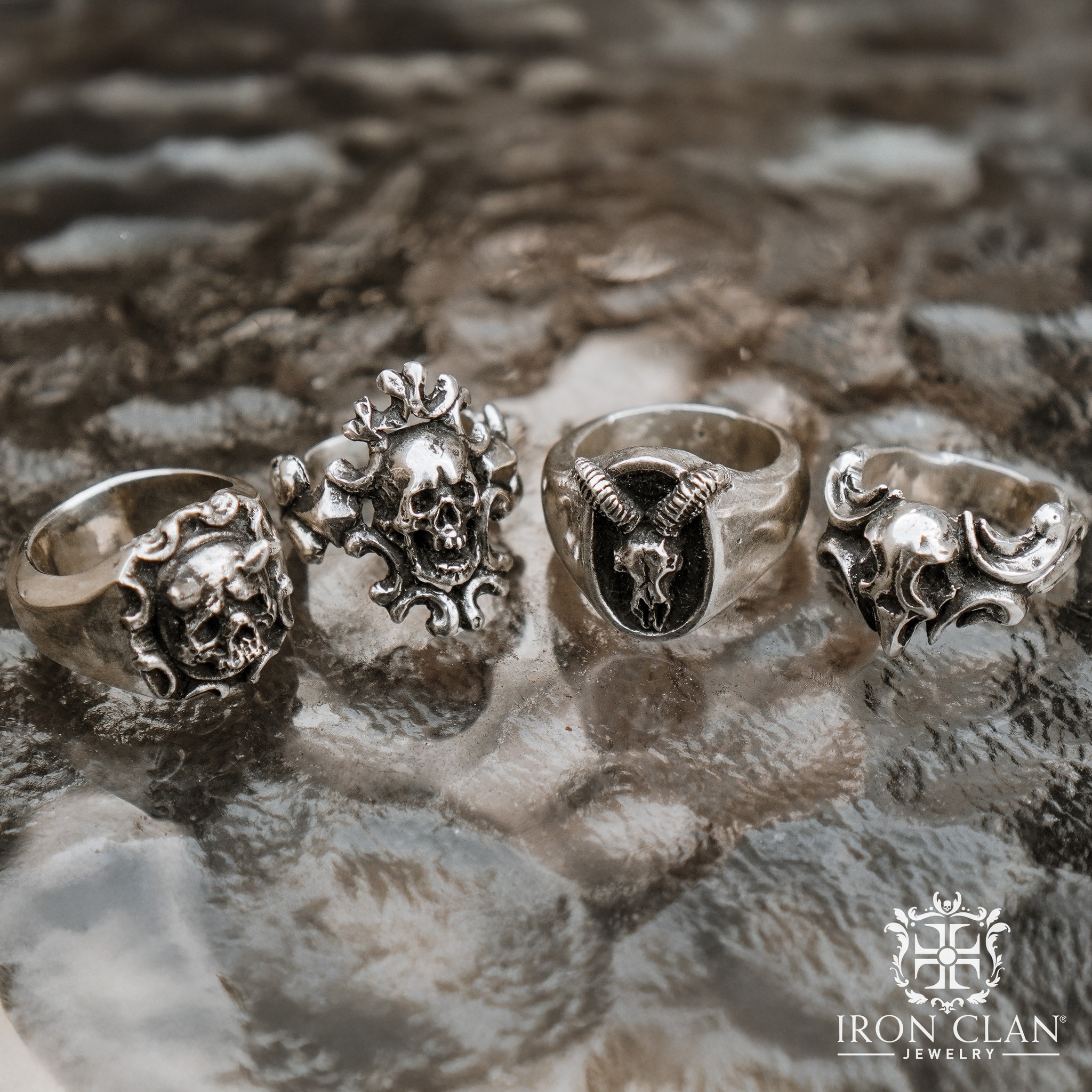 Four pieces. One identity.
Crafted in solid silver, From skull to symbol, this is more than jewelry.
This is Iron Clan.
Wishing you a powerful Sunday, lads! ⚡