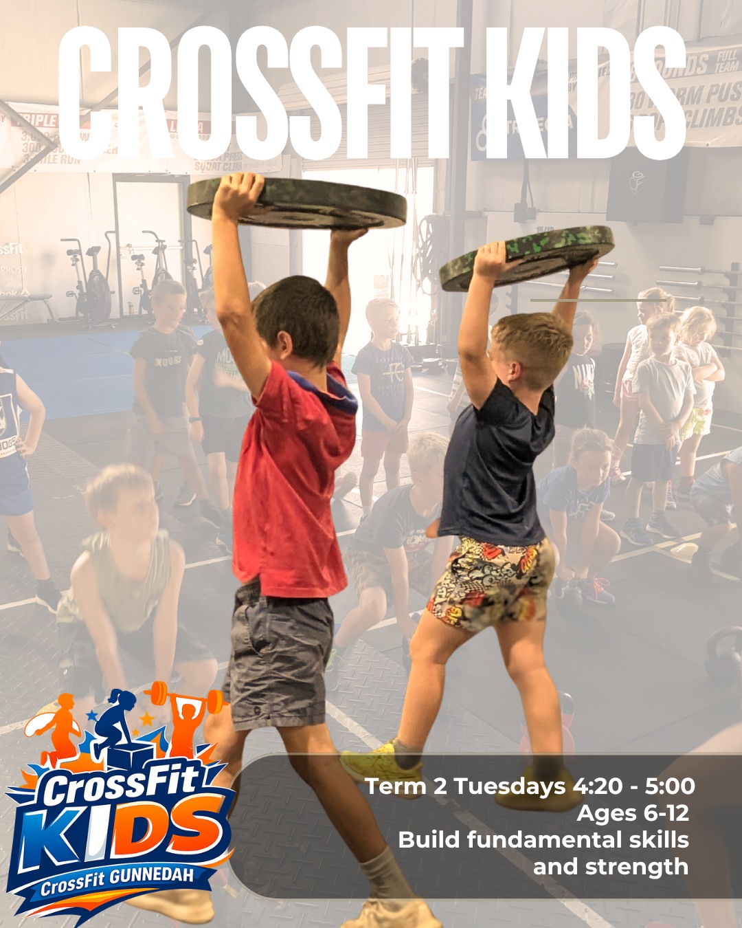 🚨 CROSSFIT KIDS IS BACK 🚨
We’re kicking off our next CrossFit Kids block on Tuesday 21st —
and if last time was anything to go by…
this will sell out.
We’re capping it at 25 kids only
and we filled every spot last round.
This program is built for kids aged 6–12 and designed to help them:
✔️ Build strength (safely)
✔️ Improve coordination & balance
✔️ Develop speed, agility & power
✔️ Grow confidence in a supportive environment
All while having a heap of fun.
🗓 Starts: Tuesday 21st
⏰ Time: 4:20pm – 5:00pm
👧👦 Ages: 6–12
🎟 Spots: 25 max
👉 Register here: https://forms.gle/tZe7k4KnrPFKjeCE6
If you’ve been thinking about getting your kids into something active…
don’t wait on this one.
Once it’s full — we close registrations.