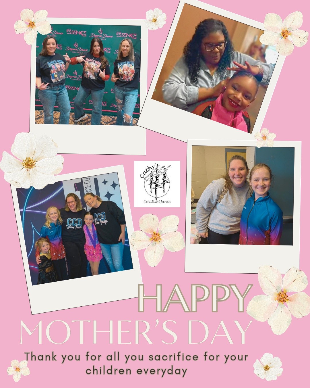 Happy Mother's Day to all of our amazing dance moms! 💙❤️💙❤️ #theCCDcollaboration #CCDlove