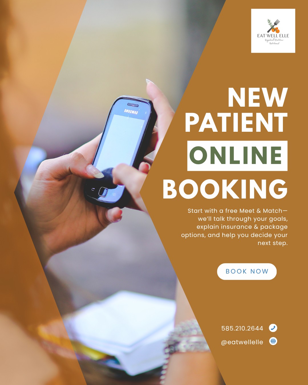 ✨ Online booking is now live ✨
✨ Find Link in Comments ✨
You can officially book your free “Meet & Match” appointment with Elle—no emails, no back-and-forth, just pick a time that works for you.
This quick, no-pressure call is designed to help you:
• See if we’re a good fit
• Ask questions about working together
• Understand how insurance coverage works
• Get clarity on your next steps
Whether you’re feeling ready to start or just exploring your options, this is a simple place to begin.
👉 Book your free Meet & Match call now
#nutritionist #dietitian #healthcoach #insurancecovered #wellnessjourney #rochesterny #onlinebooking