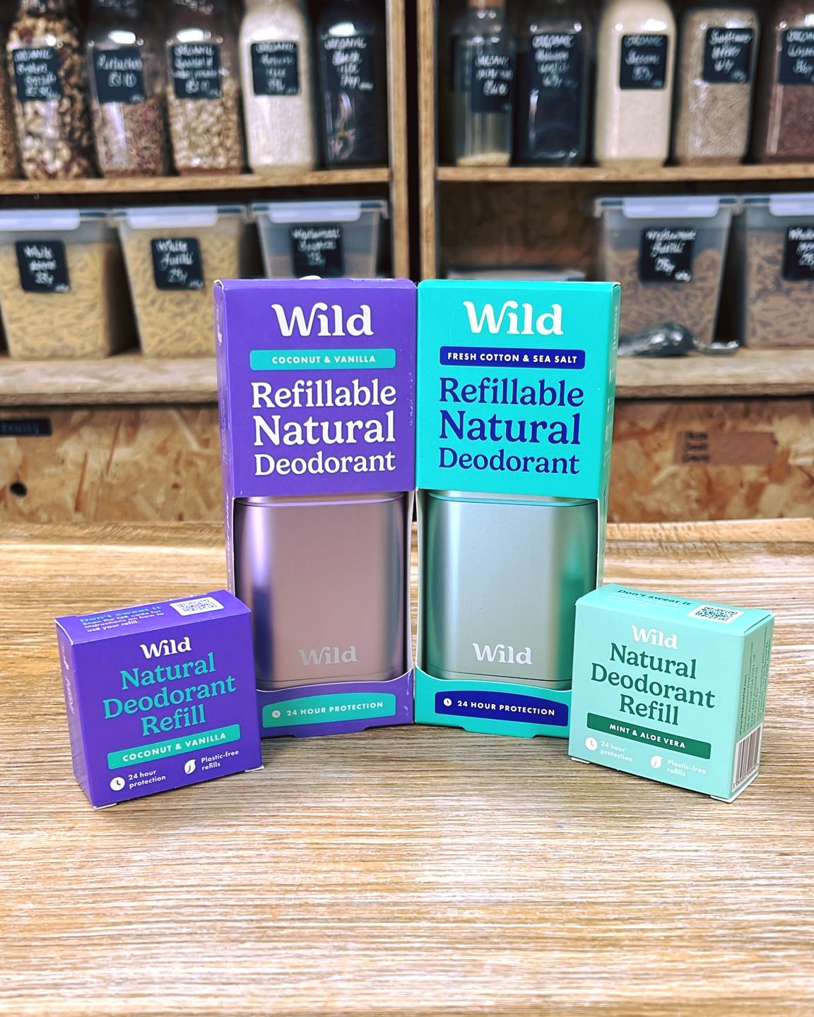 We're now stocking @wildrefill refillable deodorant.
In their own words:
It's packed with over 98% natural origin ingredients and endlessly refillable.
The perfect pick for every day freshness with skin-loving benefits.
✅ 24hr odour control
✅ Suitable for sensitive skin
✅ Dermatologically tested
✅ Recyclable refills
✅ Vegan & Cruelty Free Approved
Have you tried them yet?