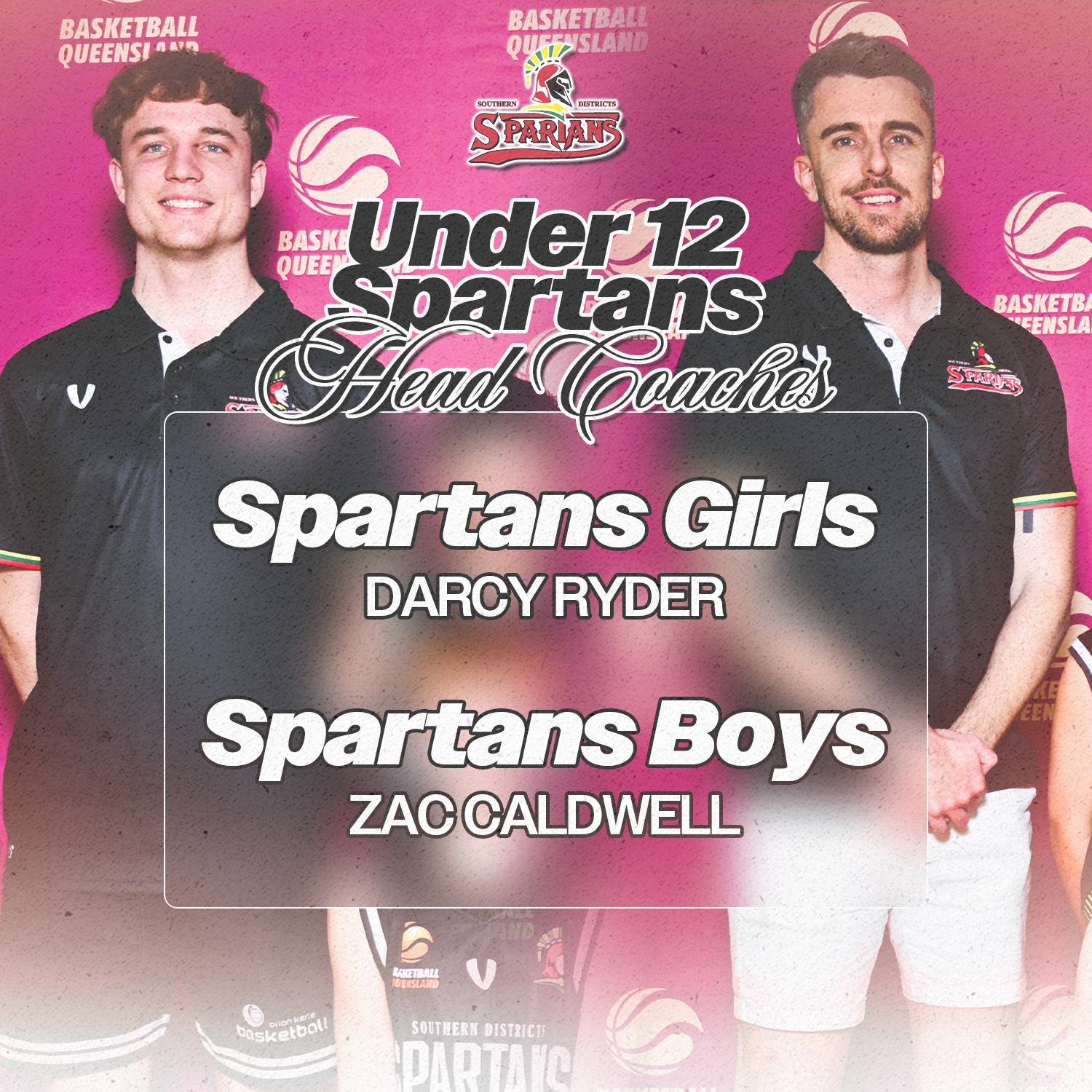 𝗨𝗡𝗗𝗘𝗥 𝟭𝟮 𝗦𝗣𝗔𝗥𝗧𝗔𝗡𝗦 𝗛𝗘𝗔𝗗 𝗖𝗢𝗔𝗖𝗛 𝗔𝗡𝗡𝗢𝗨𝗡𝗖𝗘𝗠𝗘𝗡𝗧𝗦
Southern Districts is excited to announce our Under 12 Spartans head coaches for the 2026 season!
Darcy Ryder will be leading our Spartans Girls, and Zac Caldwell will be leading our boys 💪🏻
Our teams are very lucky to have the leadership of these 2 coaches and we look forward to seeing them compete during the season!
#DarksideFamily